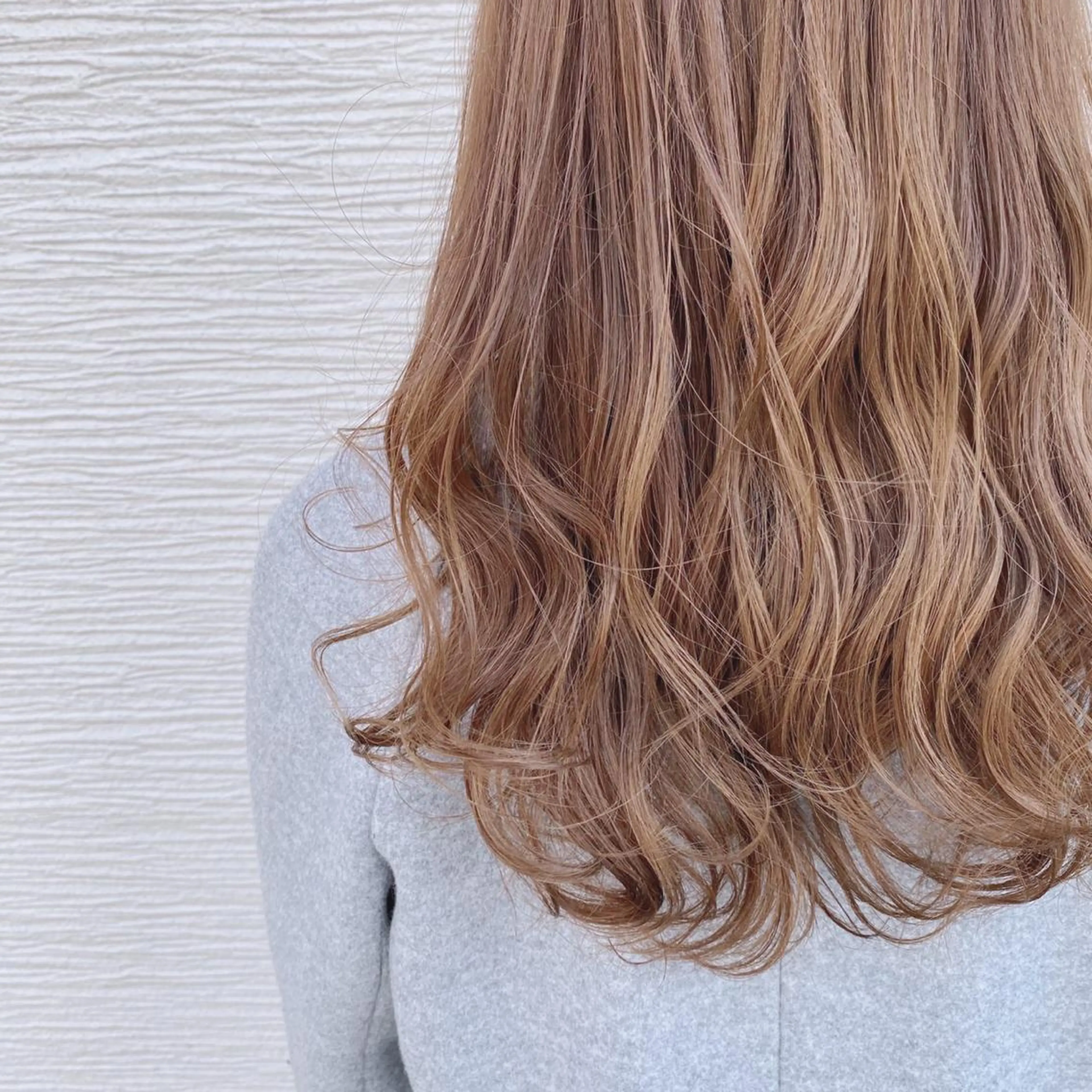 セミロング カット パーマ dude hair design.のヘアスタイル