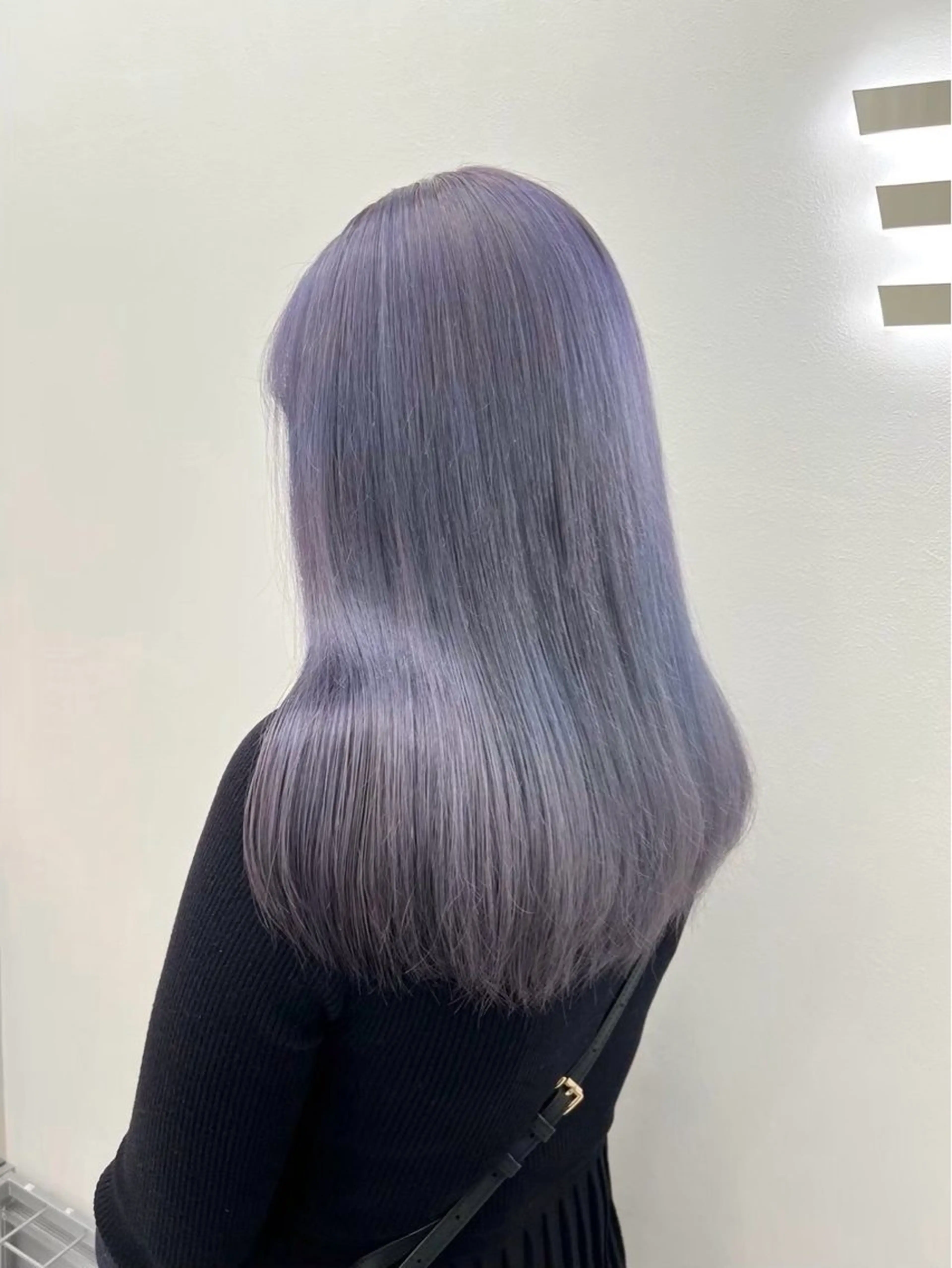 ロング カラー ヘアアレンジ ヘアカラー トリートメント ヘッドスパ ヘアセット ウルフカット×ハイ トーン職人🤍ゆうひのヘアスタイル