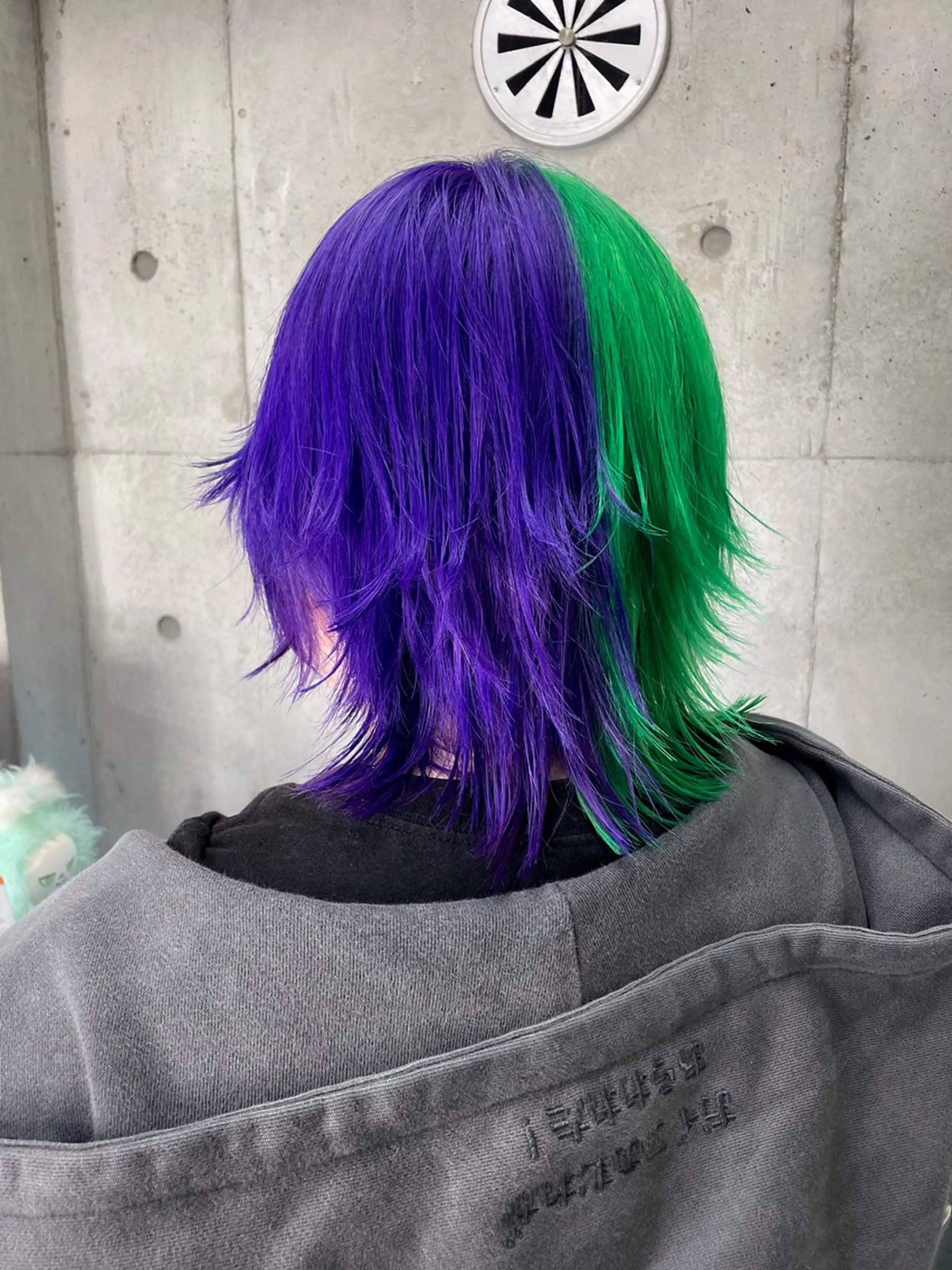 ミディアム ヘアカラー ハイトーン/ブリーチ /ウルフ⛓️MAKIのヘアスタイル