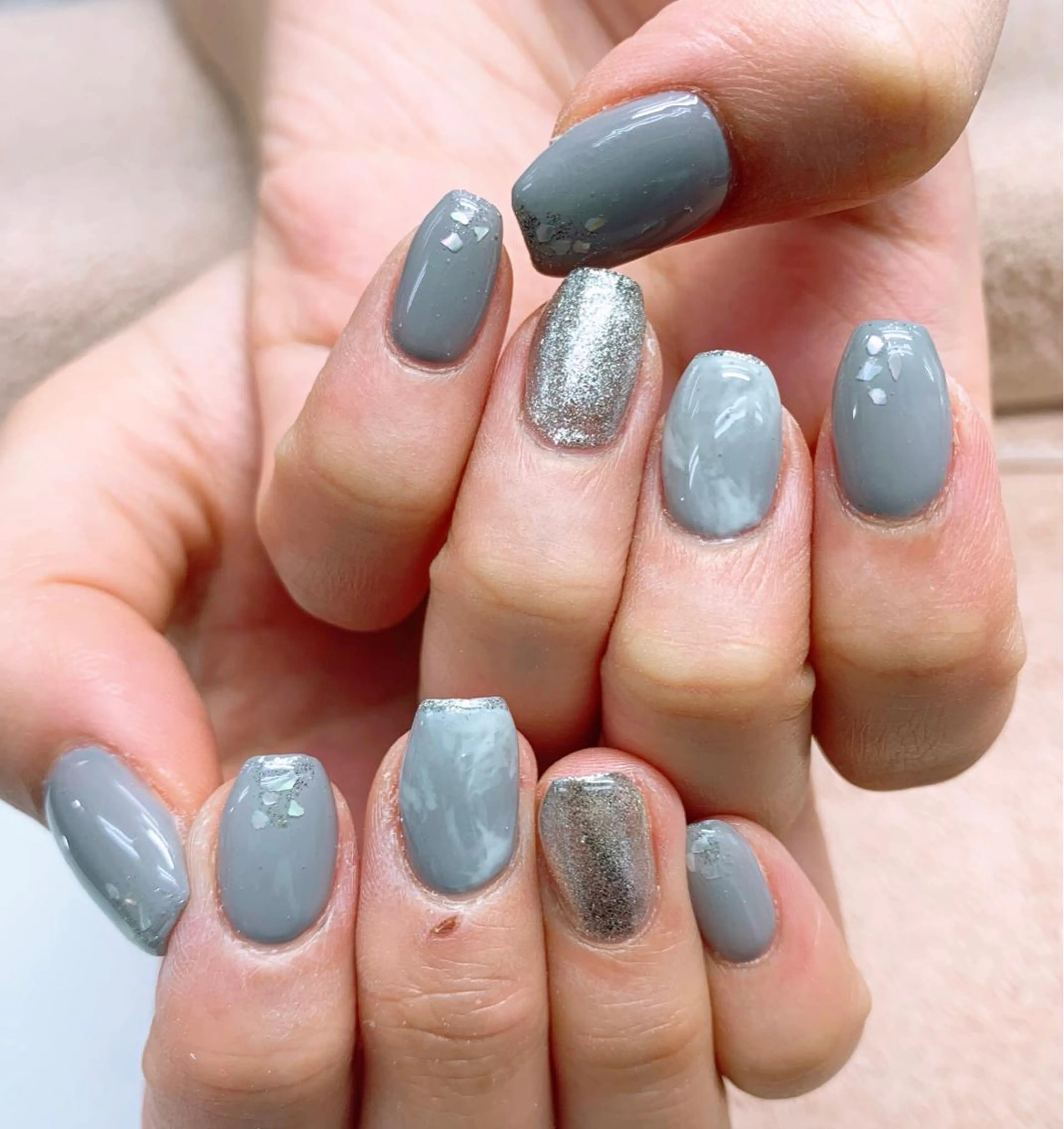 ネイル ⭐︎休業中の練習⭐︎ JNA認定講師髙橋のネイルデザイン