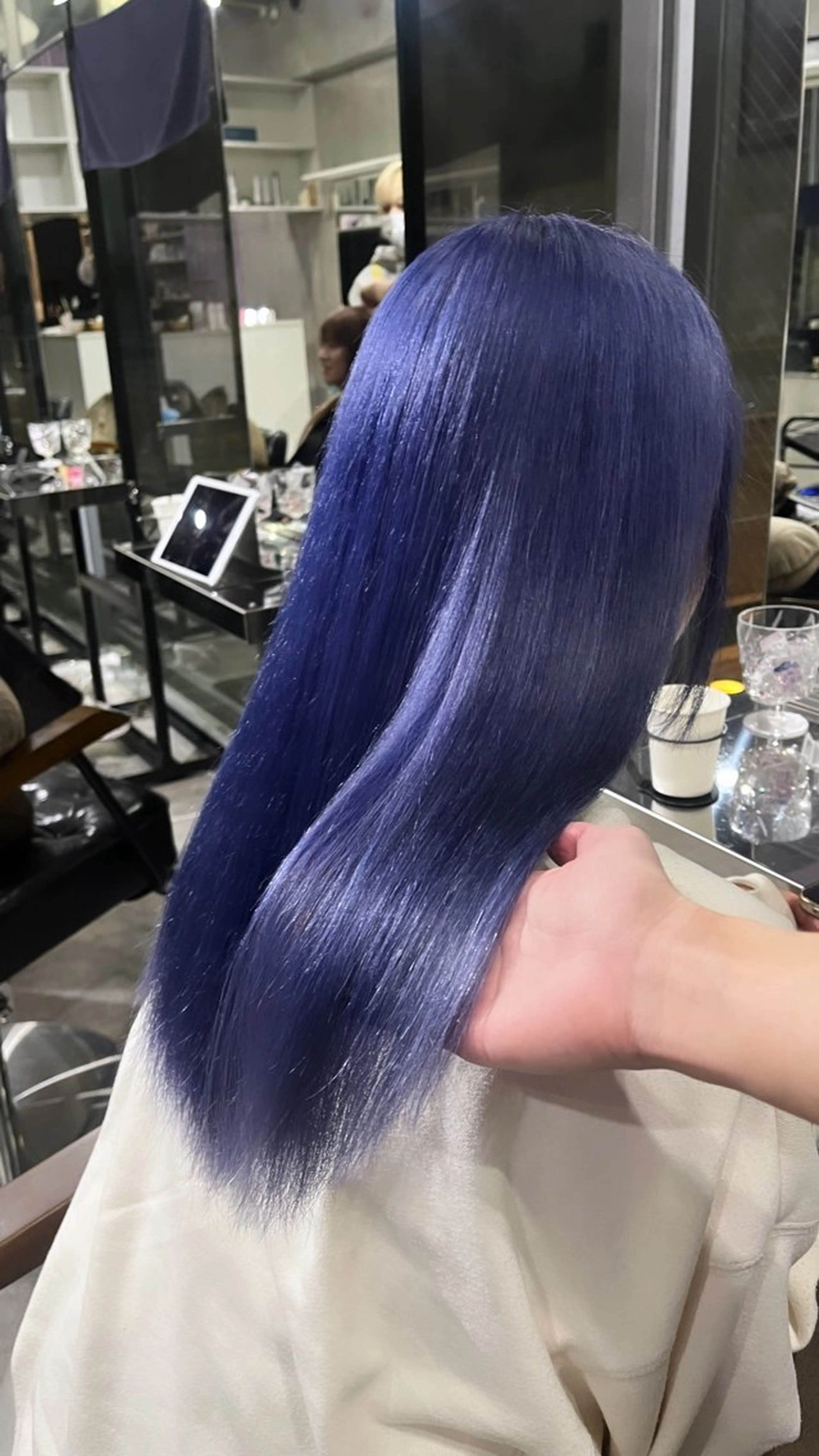 カラー ブリーチ ブルーカラー 複雑履歴修正/ keitoのヘアスタイル