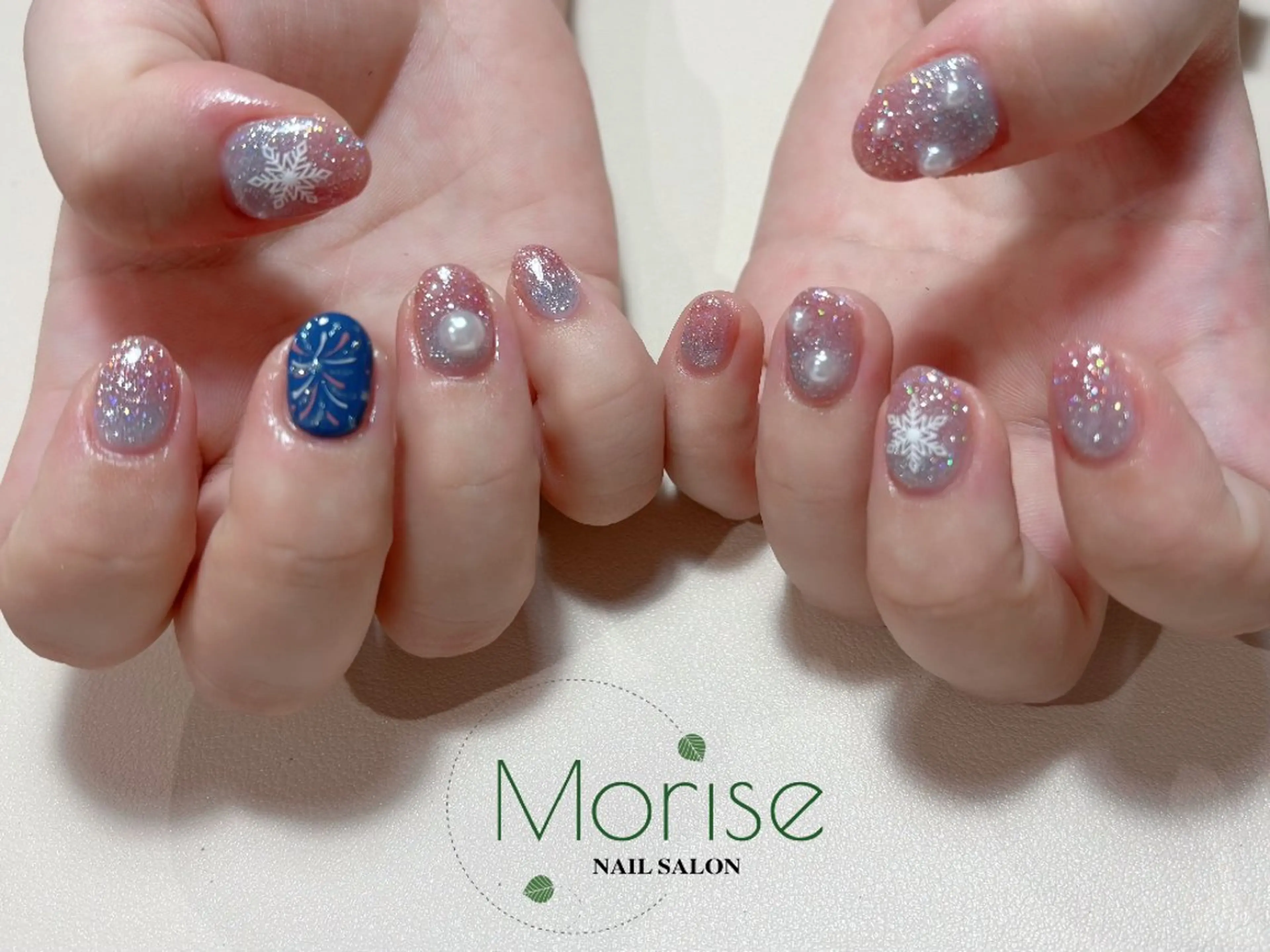 ネイル フットネイル フレンチネイル ジェルネイル ガラスフレンチ 韓国ネイル ハンドネイル ハンドケア MoriseNail 表参道のネイルデザイン