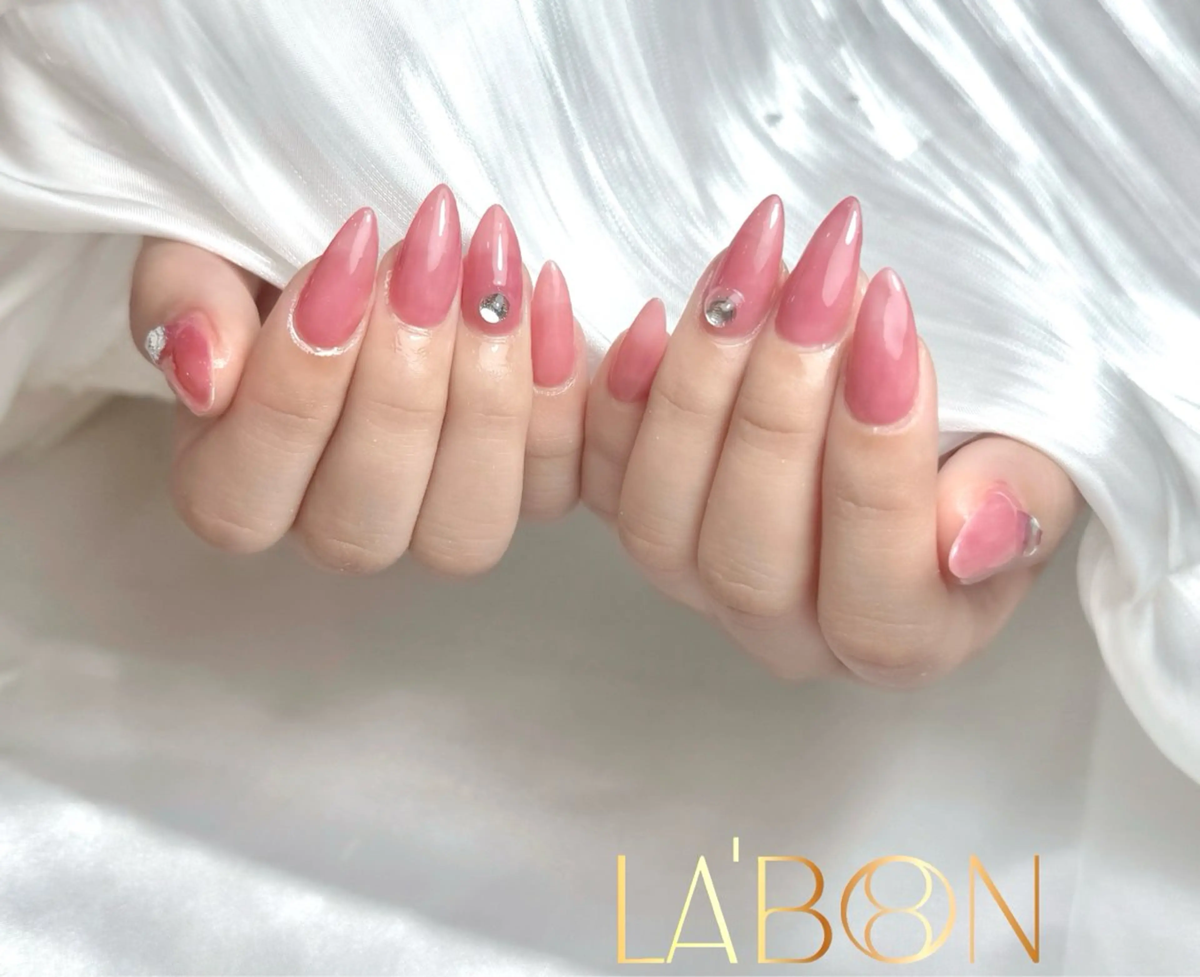 ネイル アートネイル ジェルネイル キラキラネイル 韓国ネイル ロングネイル Labon Nails Artのネイルデザイン