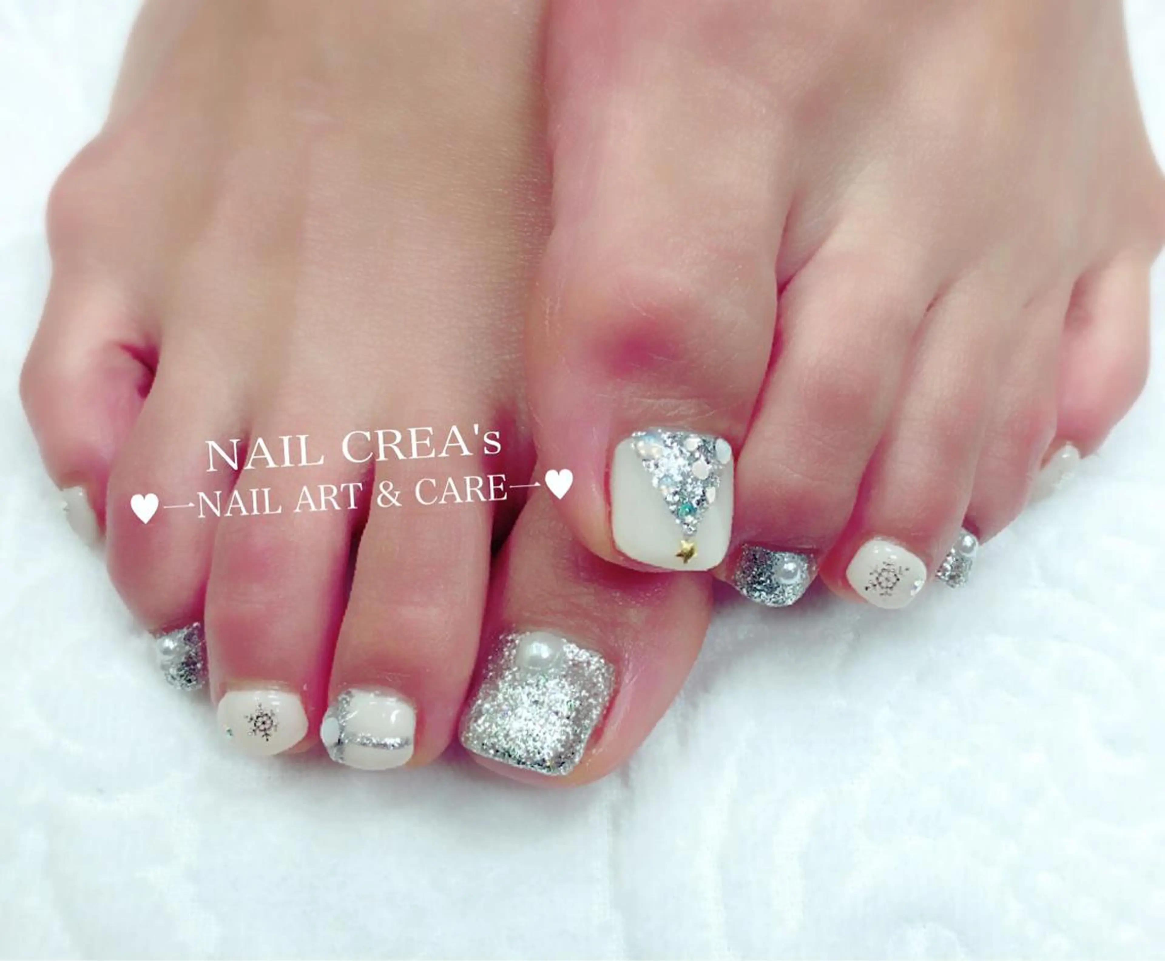 ネイル アートネイル フットネイル フットネイル ネイルクレアズ所属・NAIL CREAs ネイルクレアズのネイルデザイン