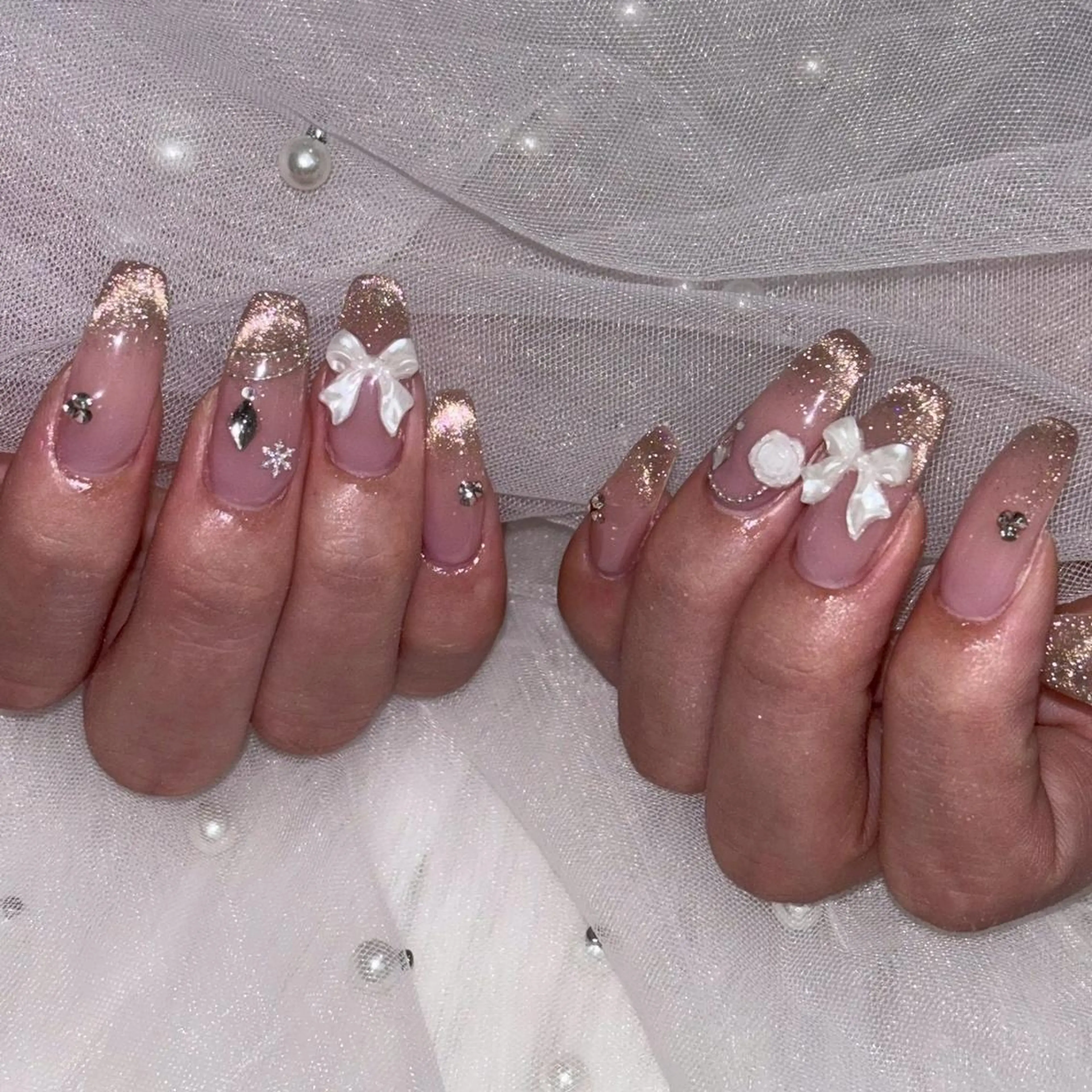 セミロング ハンドネイル mY... SAYAKAのネイルデザイン