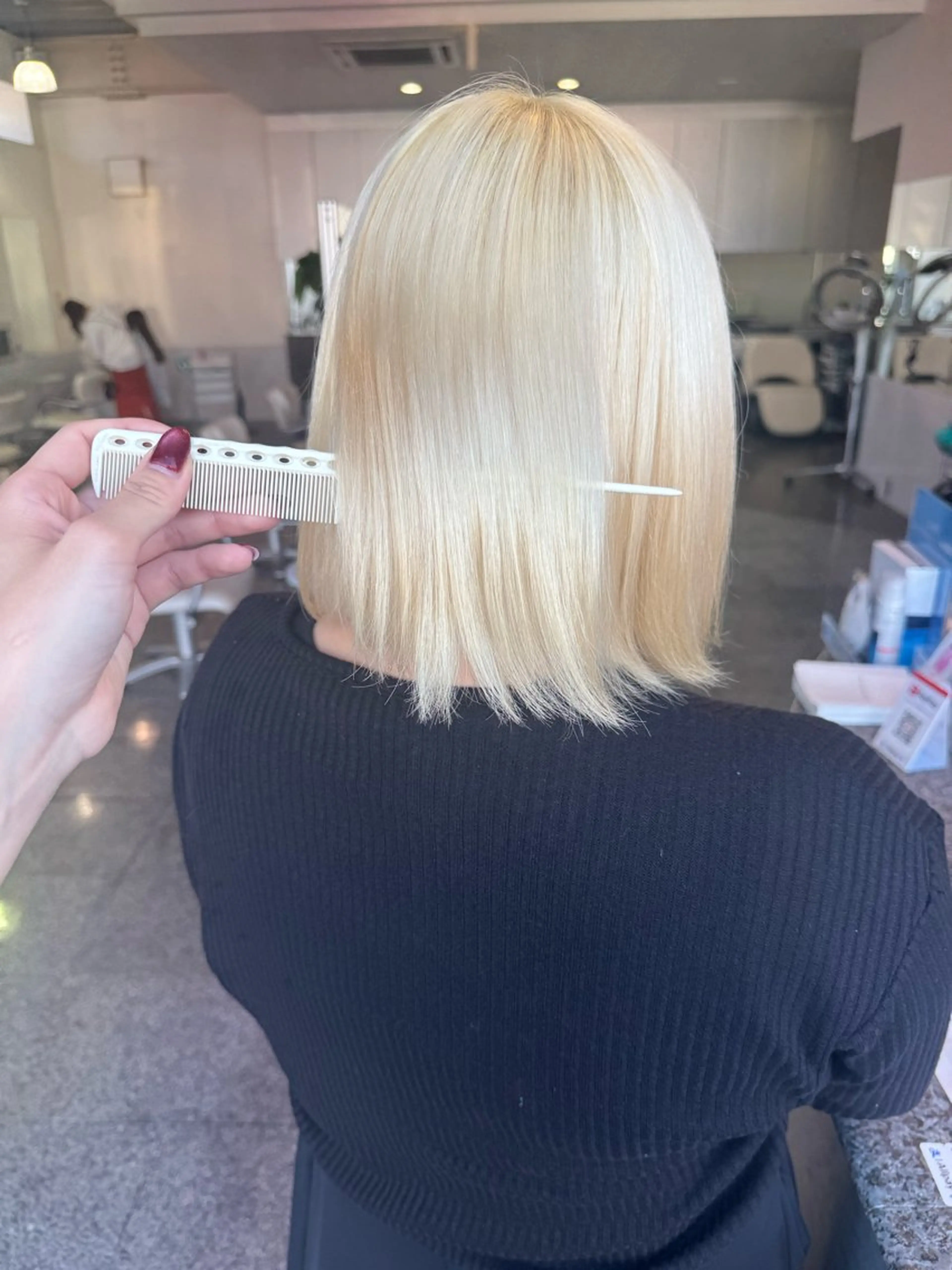 ミディアム カラー 抜きっぱなしブロンド ブロンド 🫧ヒシダアキ taboo.i🫧のヘアスタイル