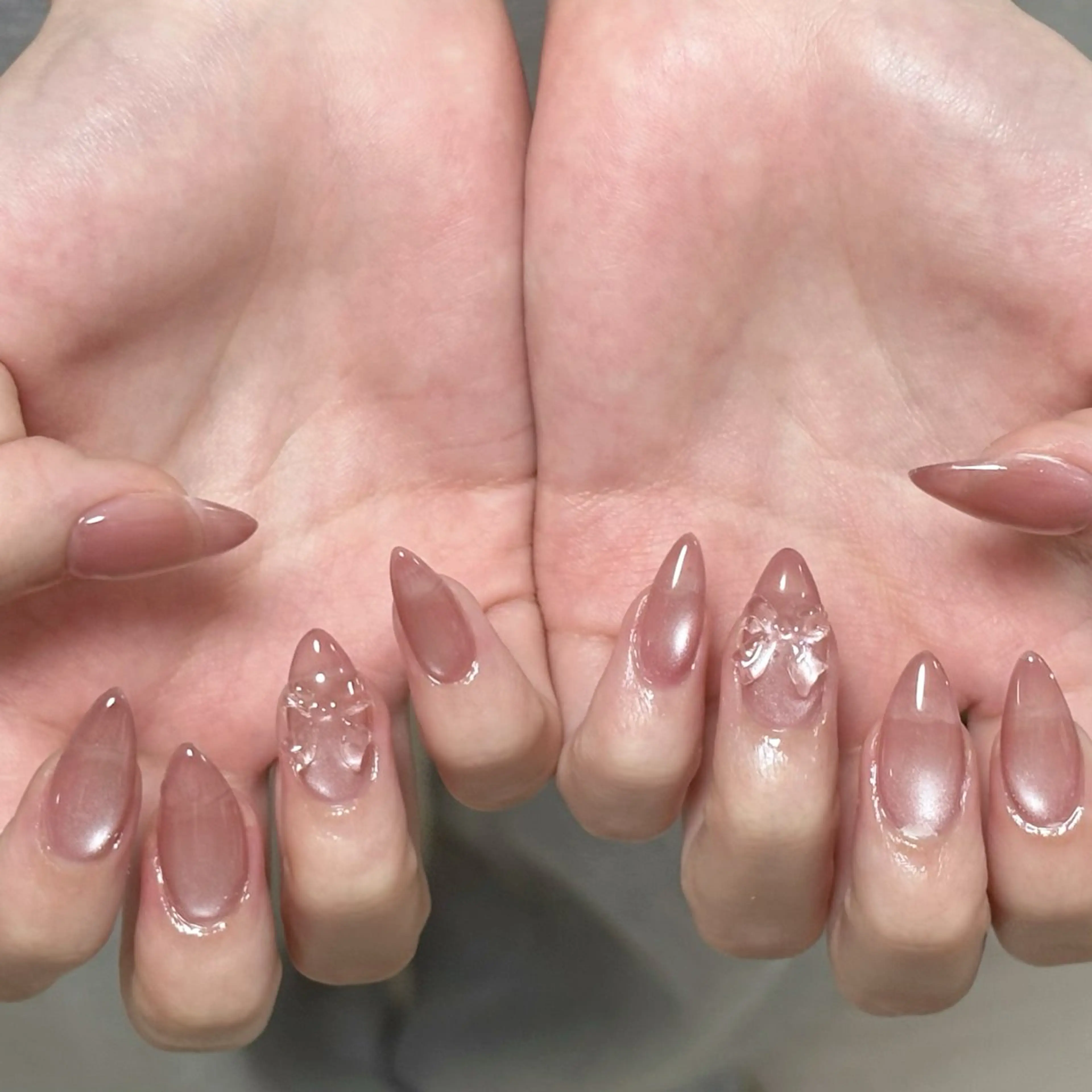 🐷新規オフ無料🐷長さだしマグネットネイルの写真