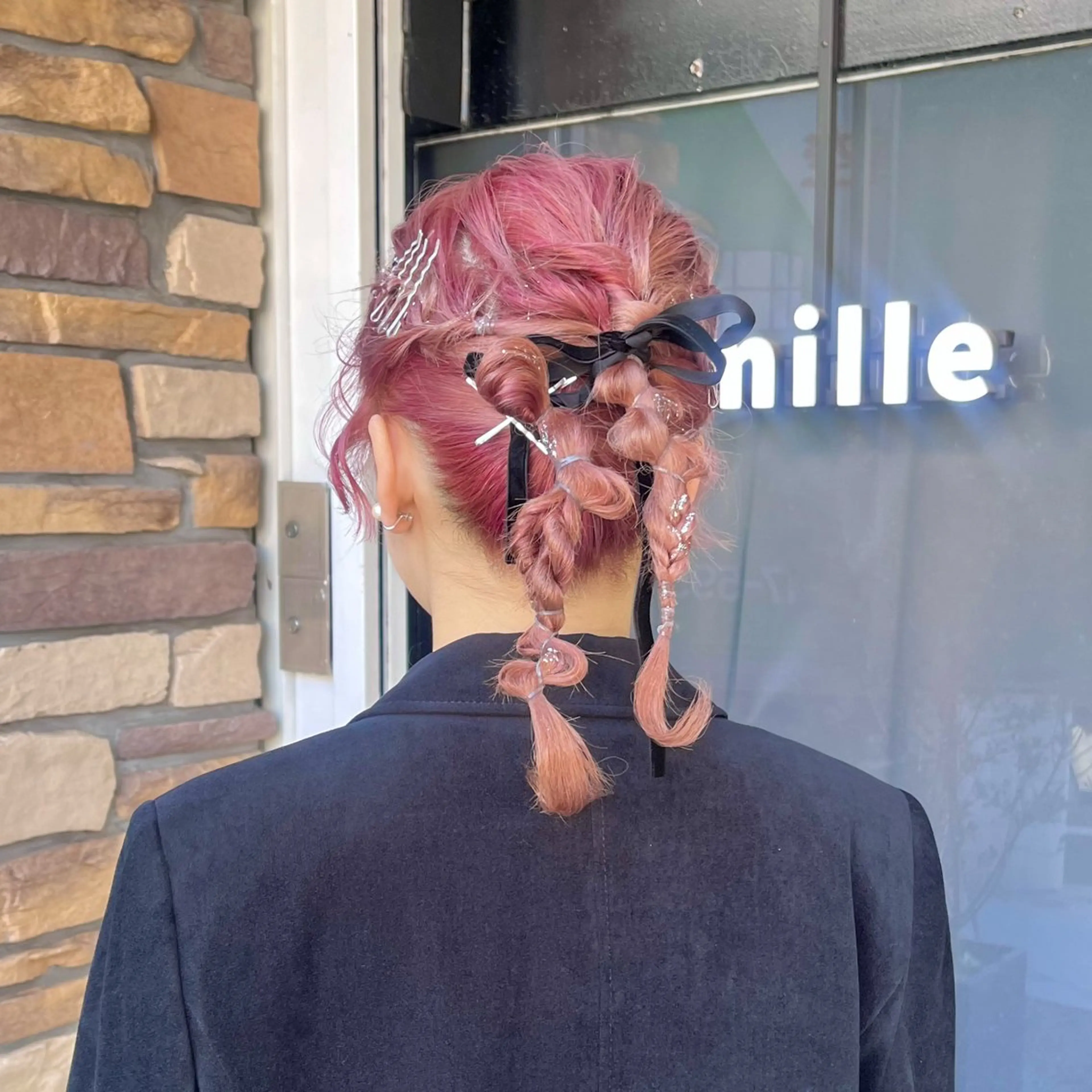 ミディアム ヘアアレンジ ヘアセット 伊藤 玲衣のヘアスタイル