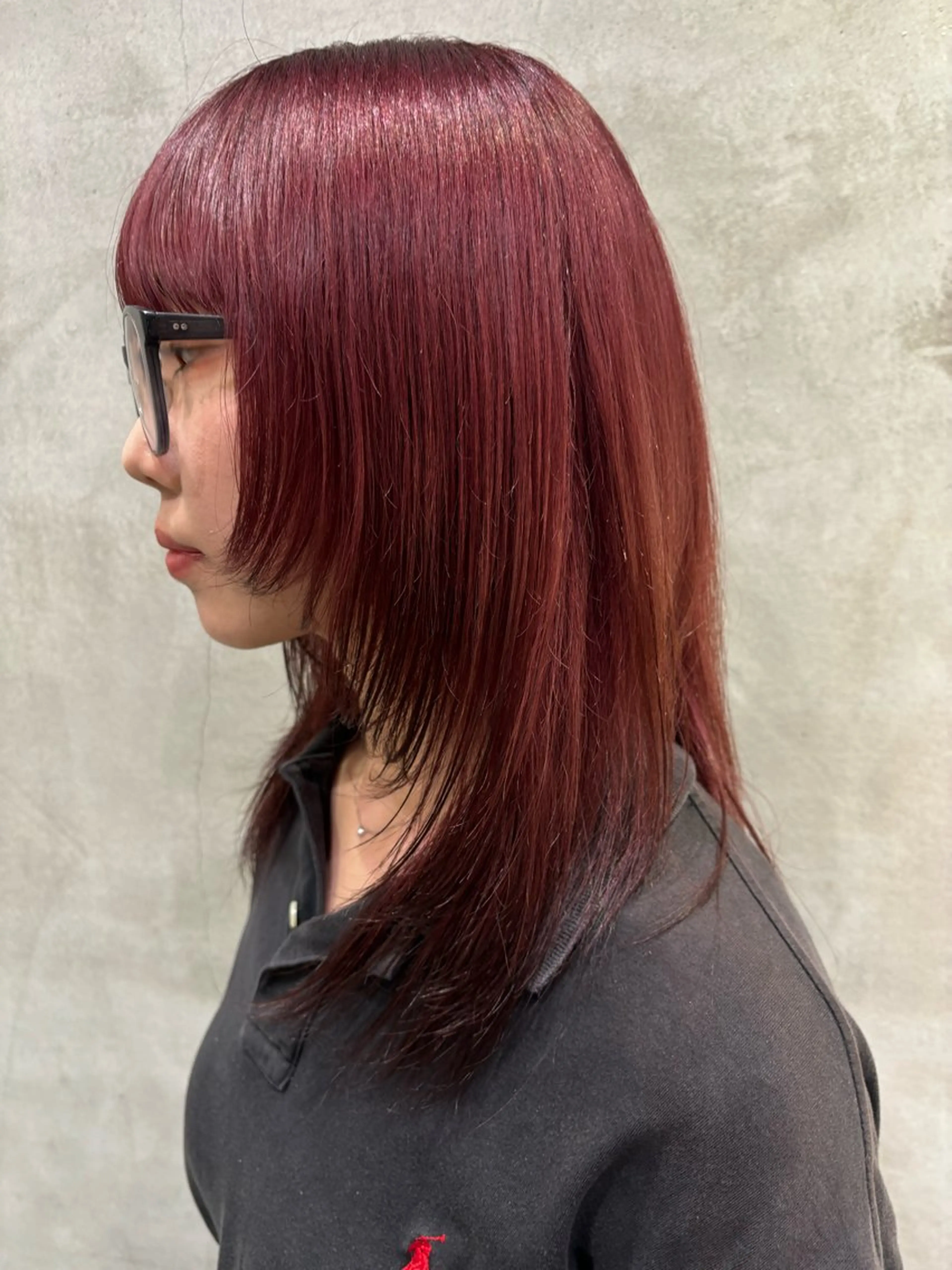 セミロング Londnaitre MAHOのヘアスタイル