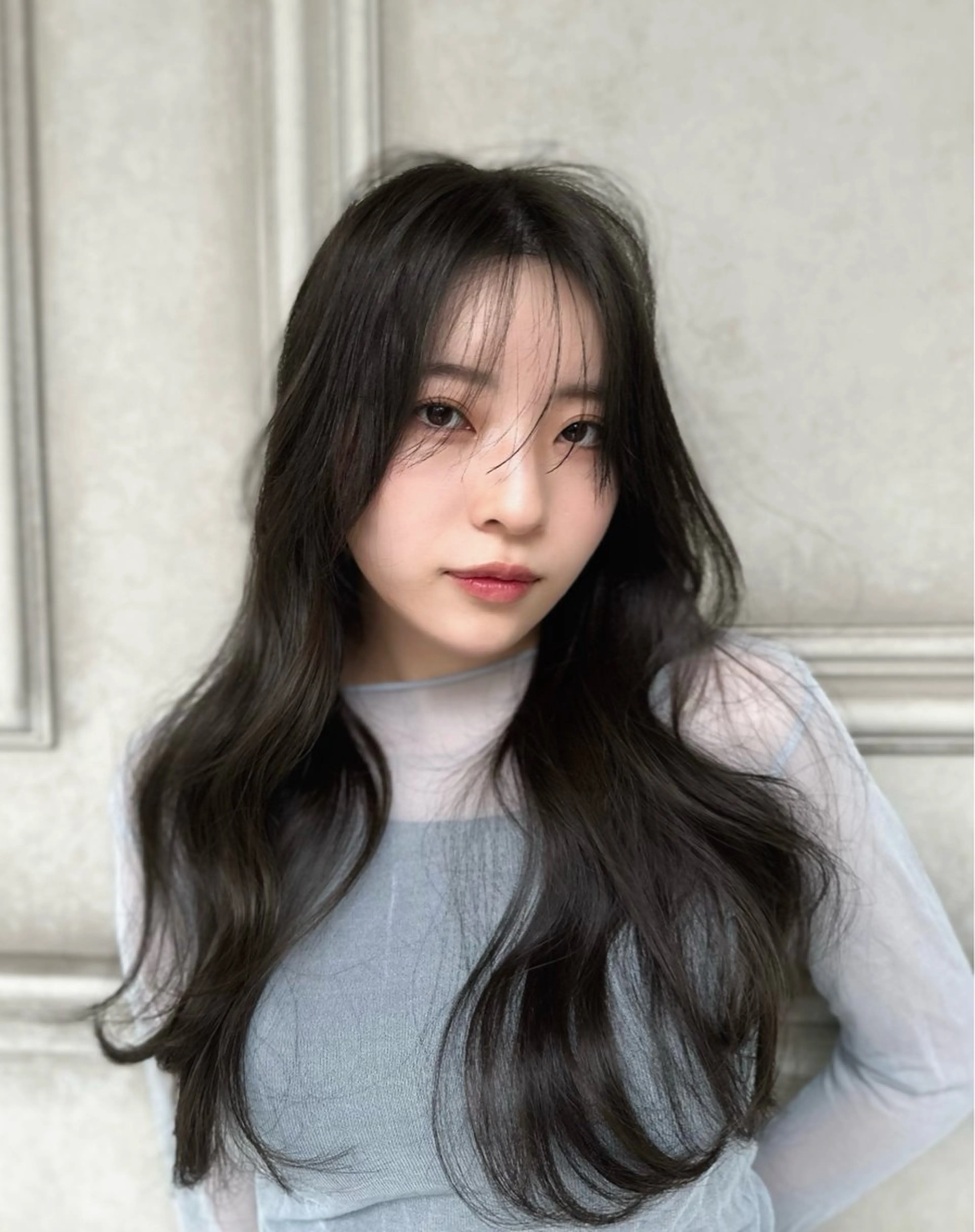 ロング パーマ KEIGO/ ベージュカラーのヘアスタイル