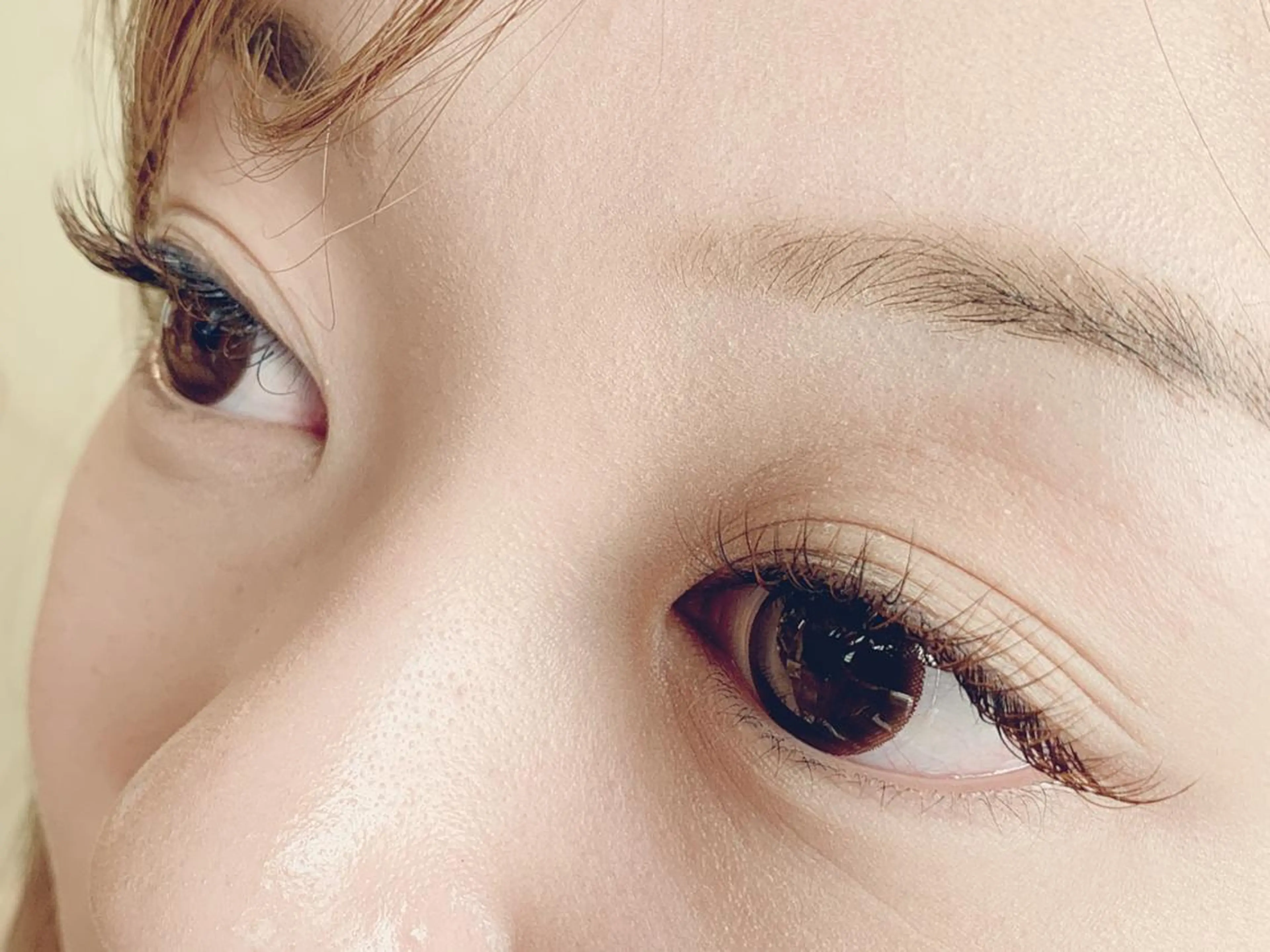 マツエク・マツパ カラーマツエク やまにたゆか🌿 Nordlysのマツエク・マツパデザイン