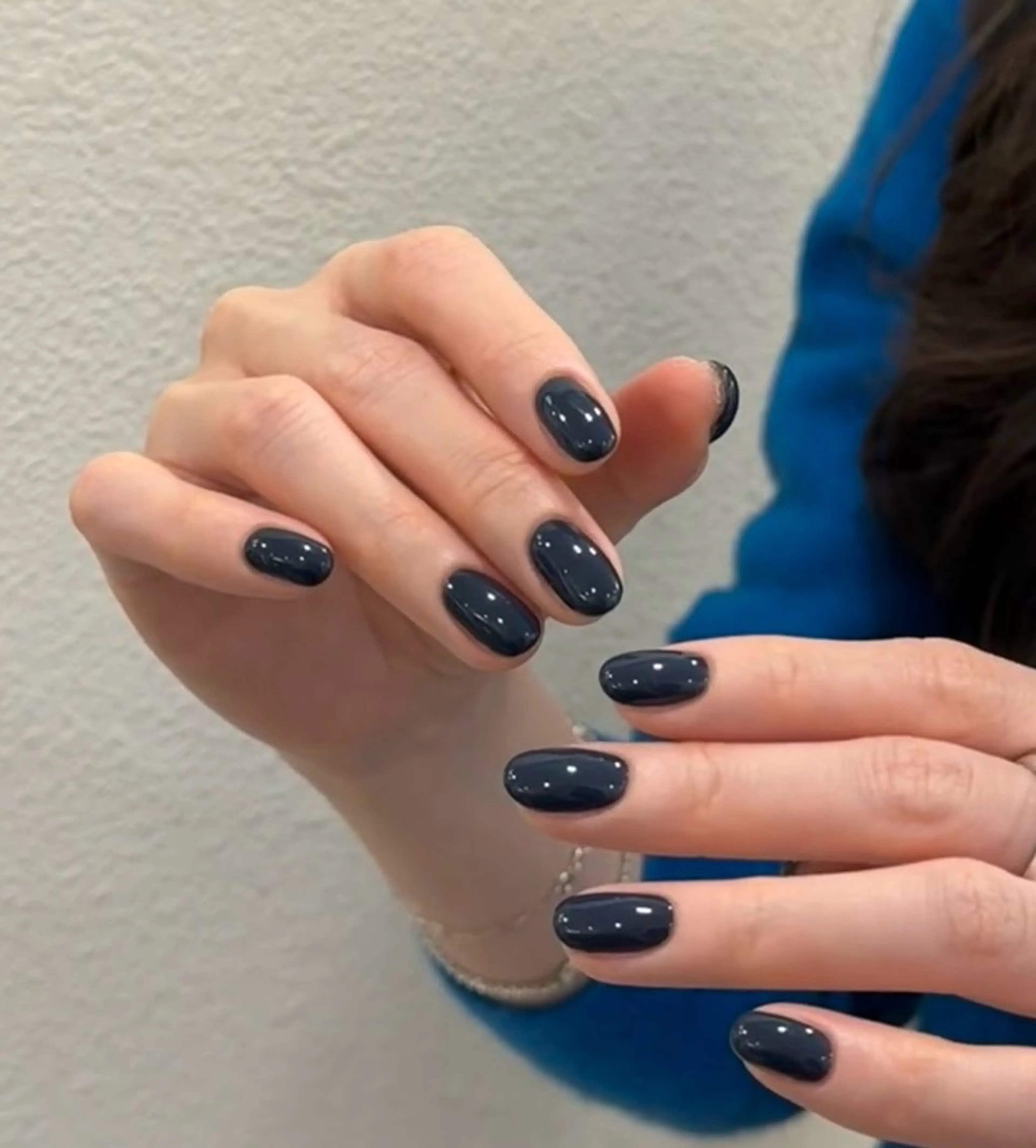 ネイル アートネイル オーロラネイル チークネイル フレンチネイル ガラスフレンチ ハンドネイル 🎀YooLi Nail salonのネイルデザイン