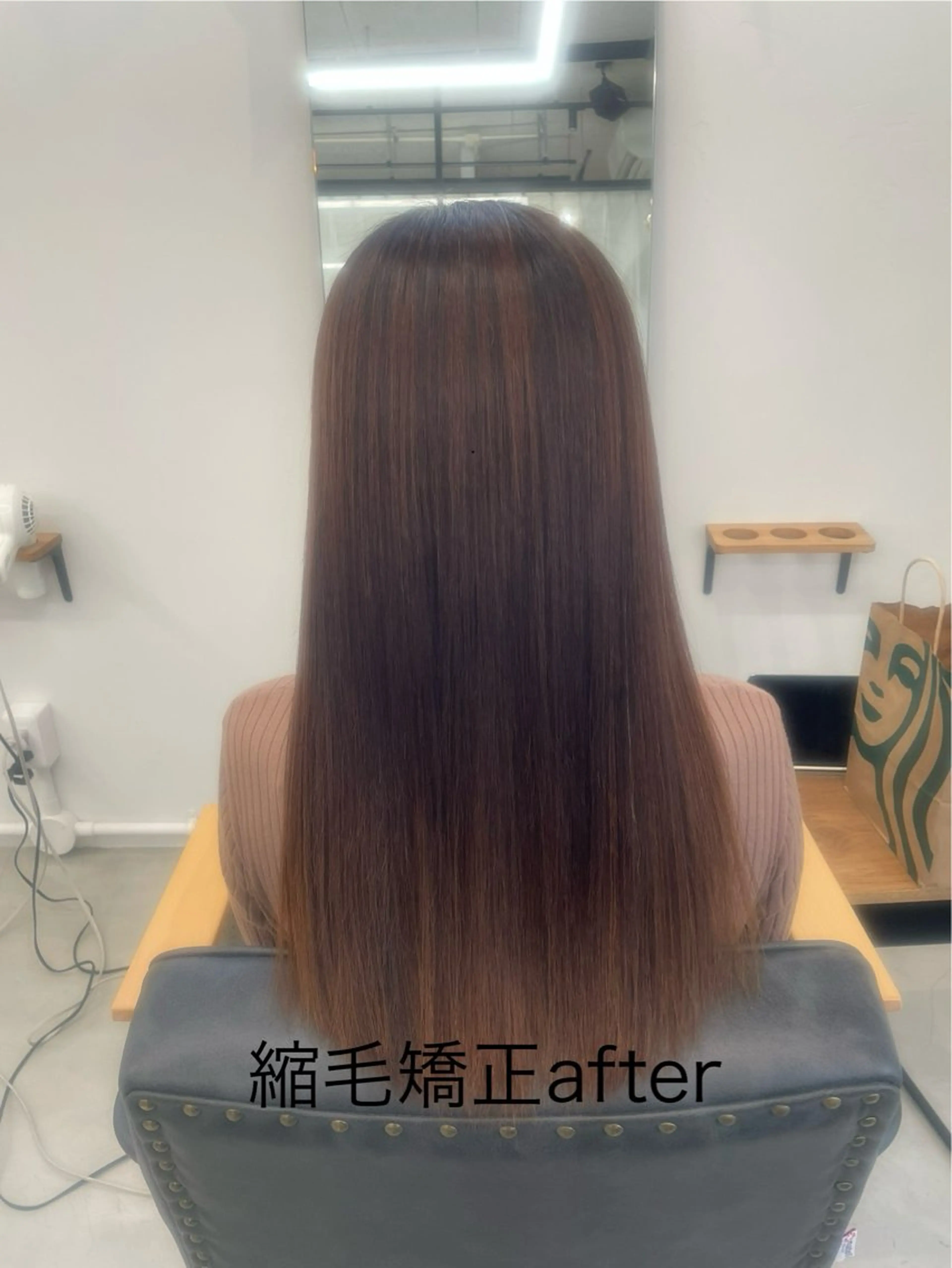 ロング ロング 縮毛矯正 あゆみ 🍀のヘアスタイル