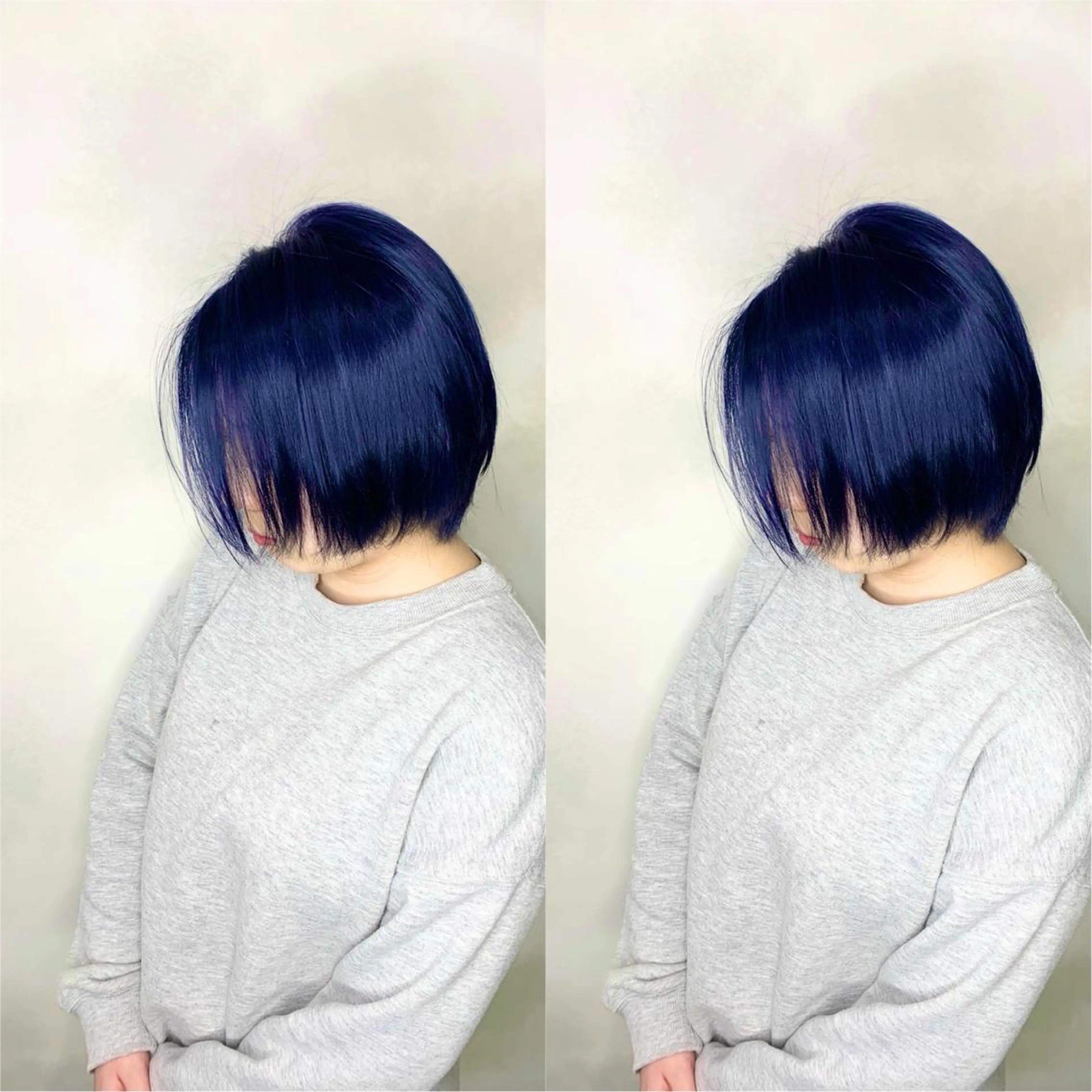カラー タニ ユウのヘアスタイル
