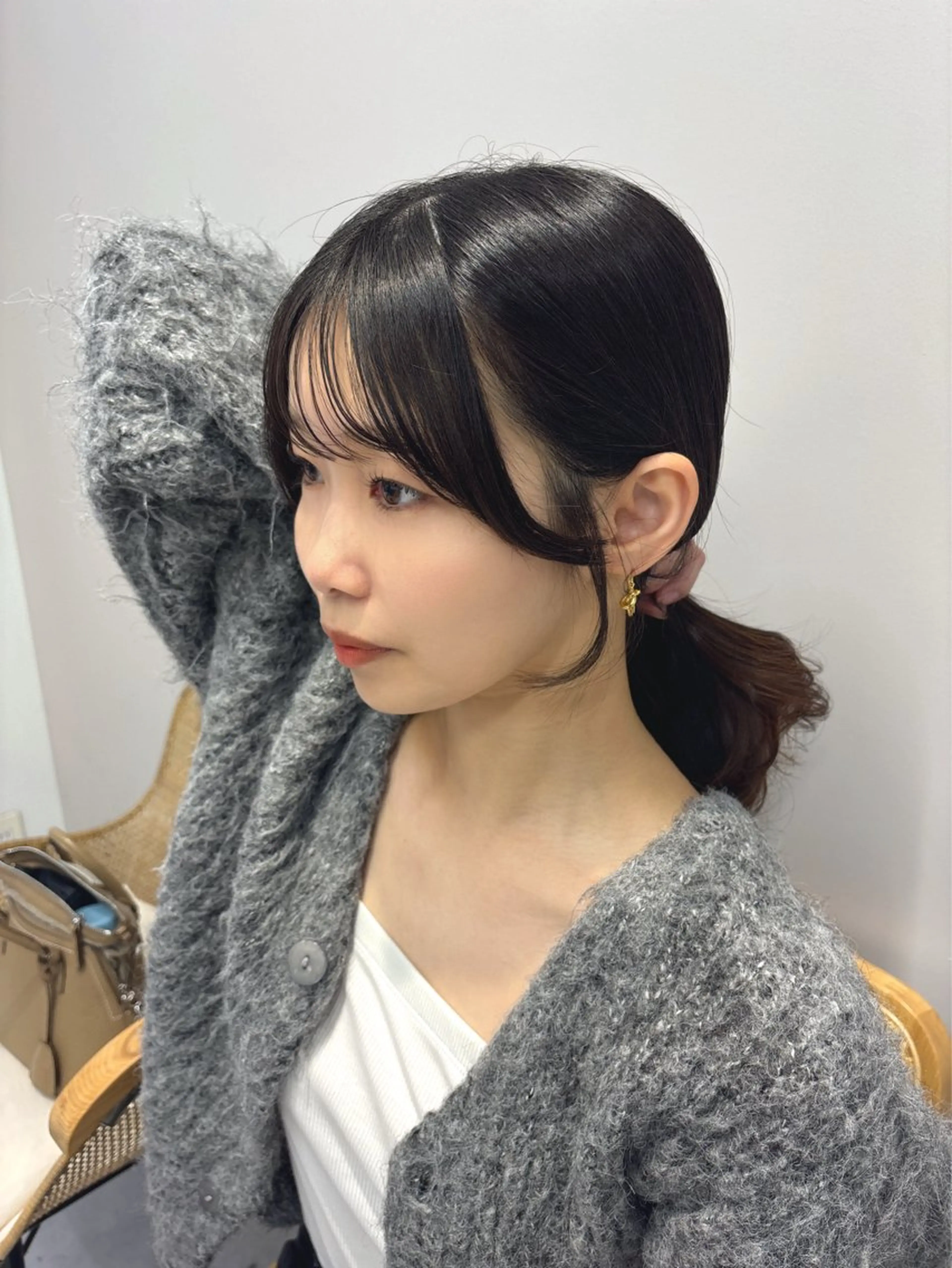 ロング カット 韓国/レイヤー/ 前髪/Asamiのヘアスタイル