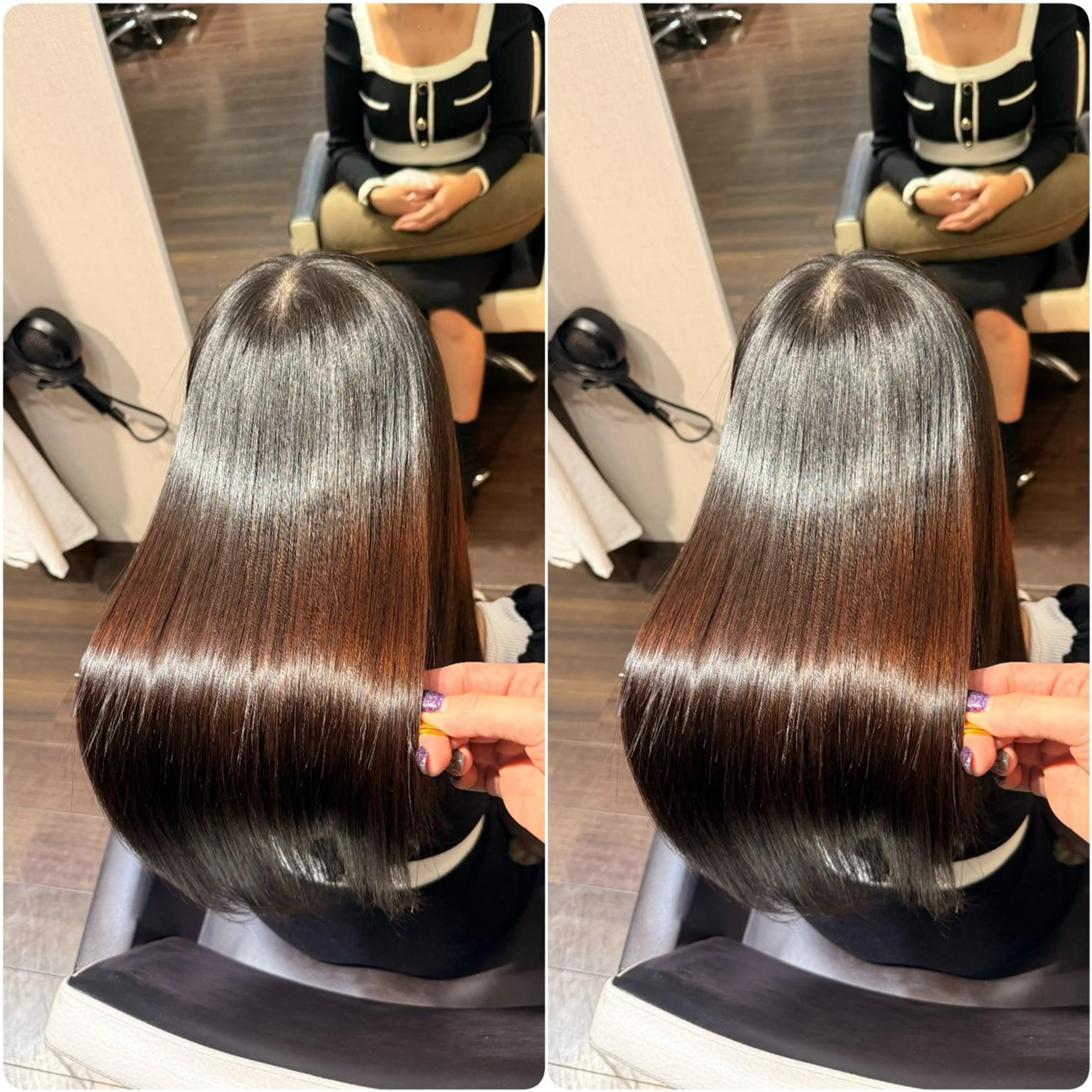 ロング カラー カット ヘアカラー トリートメント ヘッドスパ youres hair 髪質改善トリートメント&ヘッドスパ 新宿EAST所属・🌹ULTOWA🌹 髪質改善/縮毛/店長のヘアスタイル