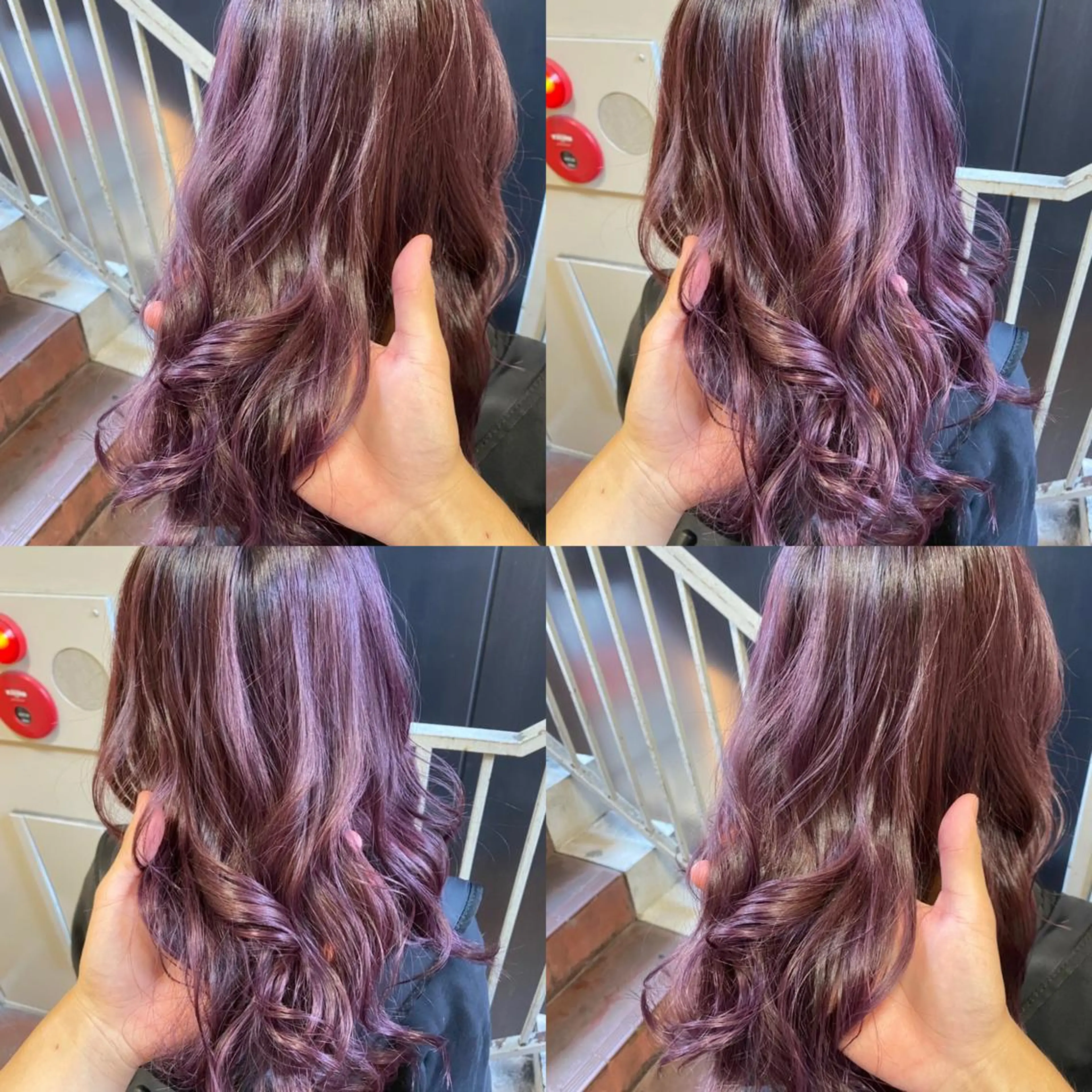 カラー ブリーチ ラベンダーカラー ご予約 宜しくお願いします！のヘアスタイル