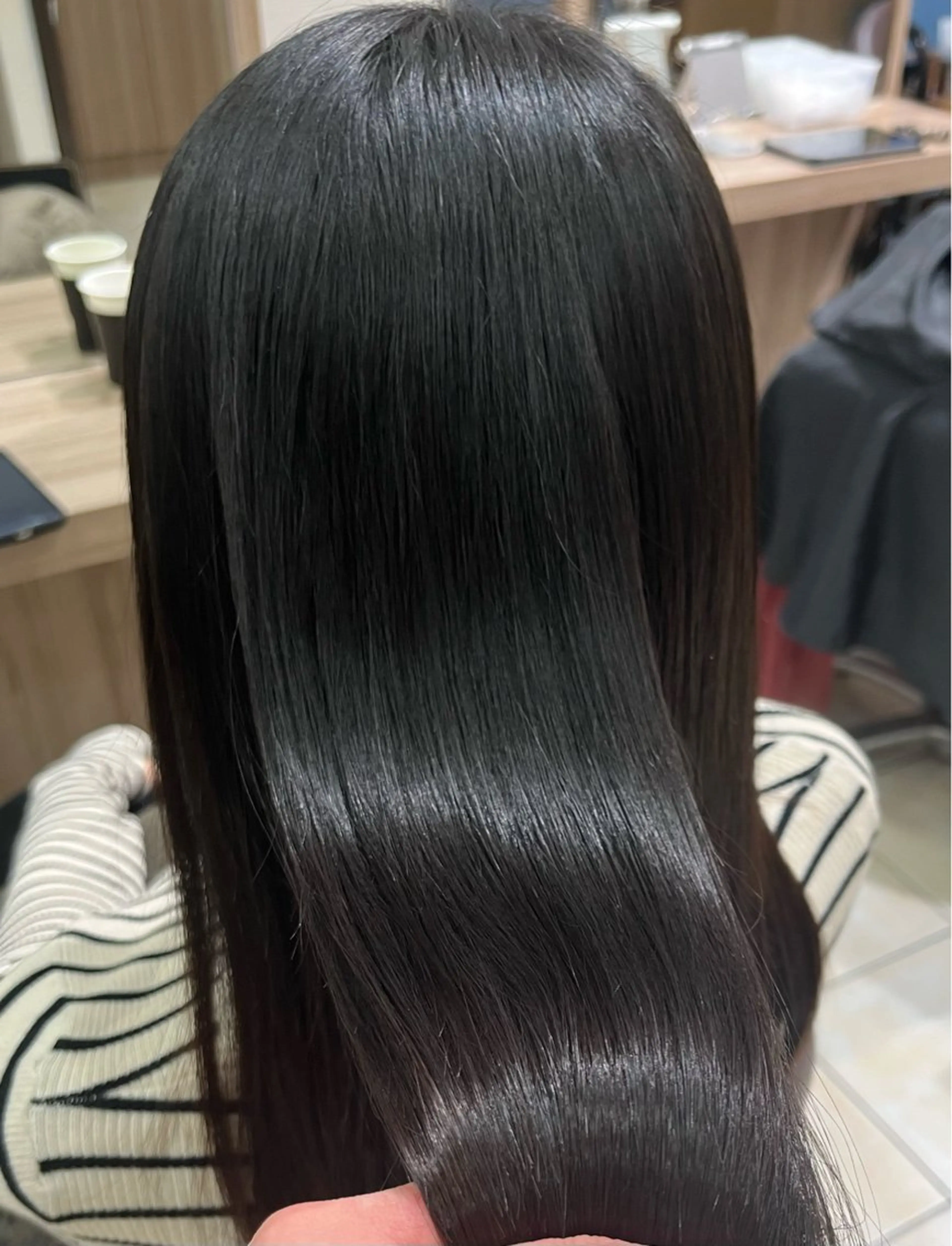 ロング カット 縮毛矯正 メンズ特化／トレンド スタイル／白澤のヘアスタイル