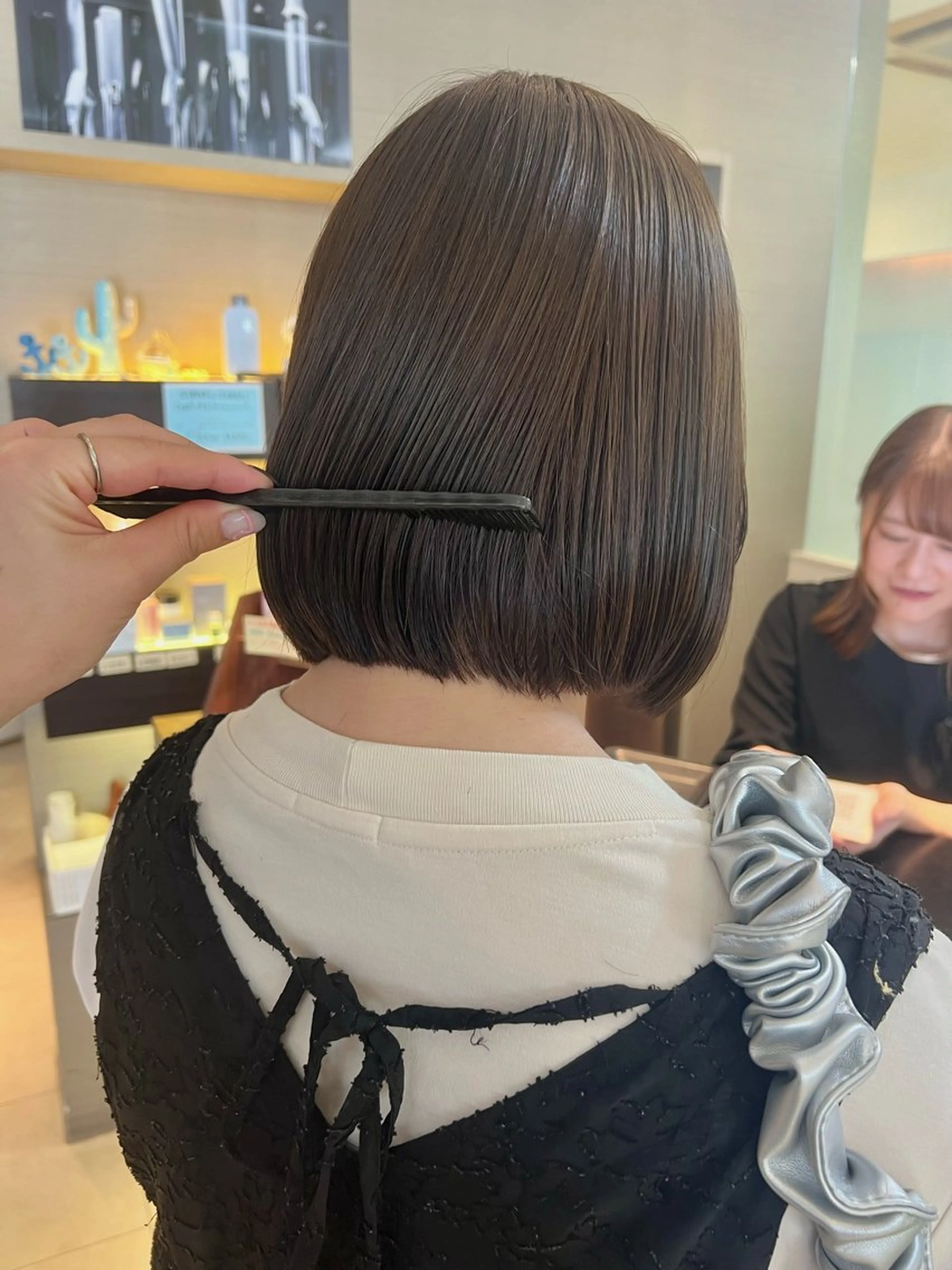ミディアム カラー 田中 月菜/副店長のヘアスタイル