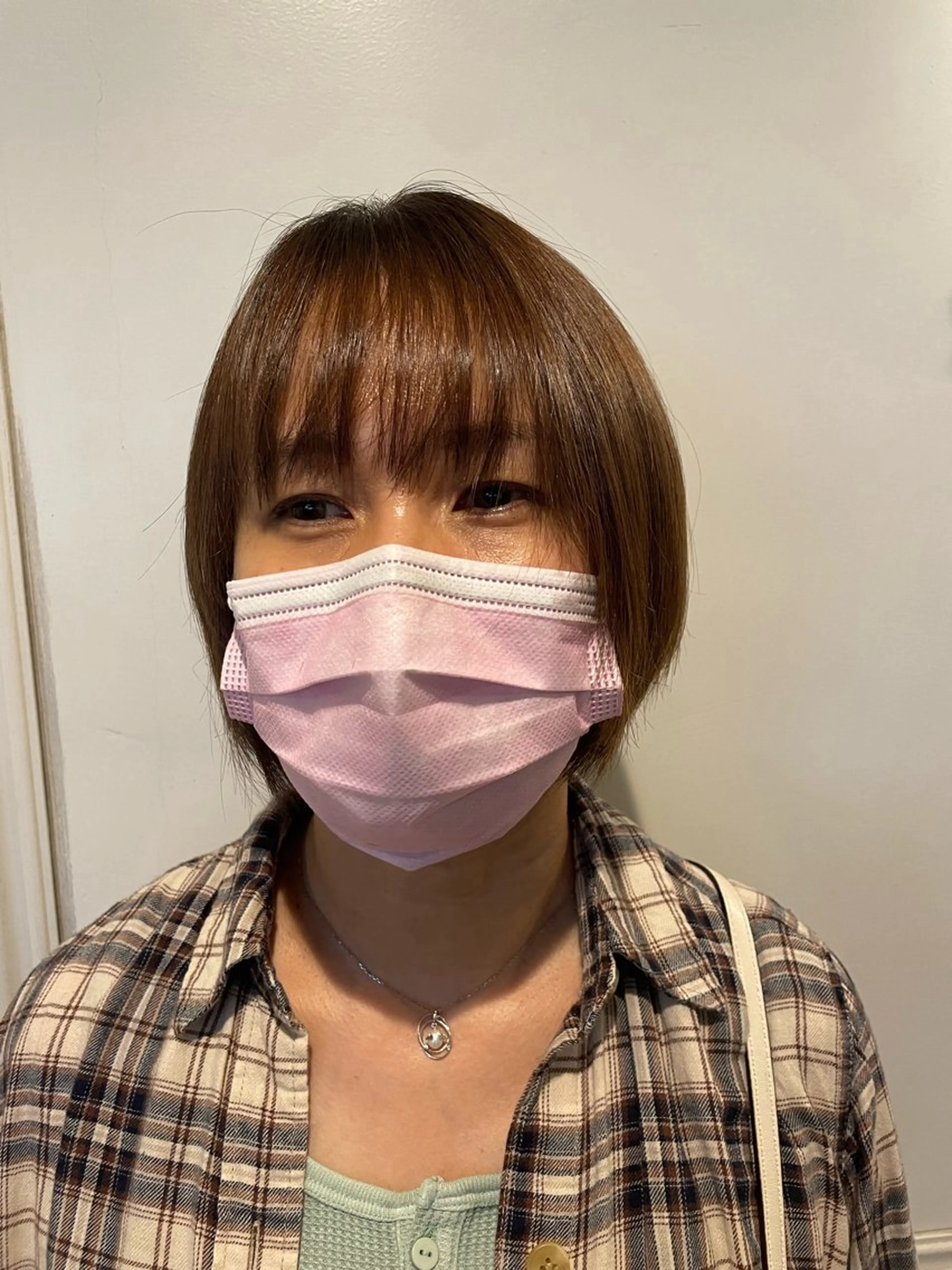 ショート ヘアカラー トリートメント SARA古賀店 かすみ🐬🩵のヘアスタイル