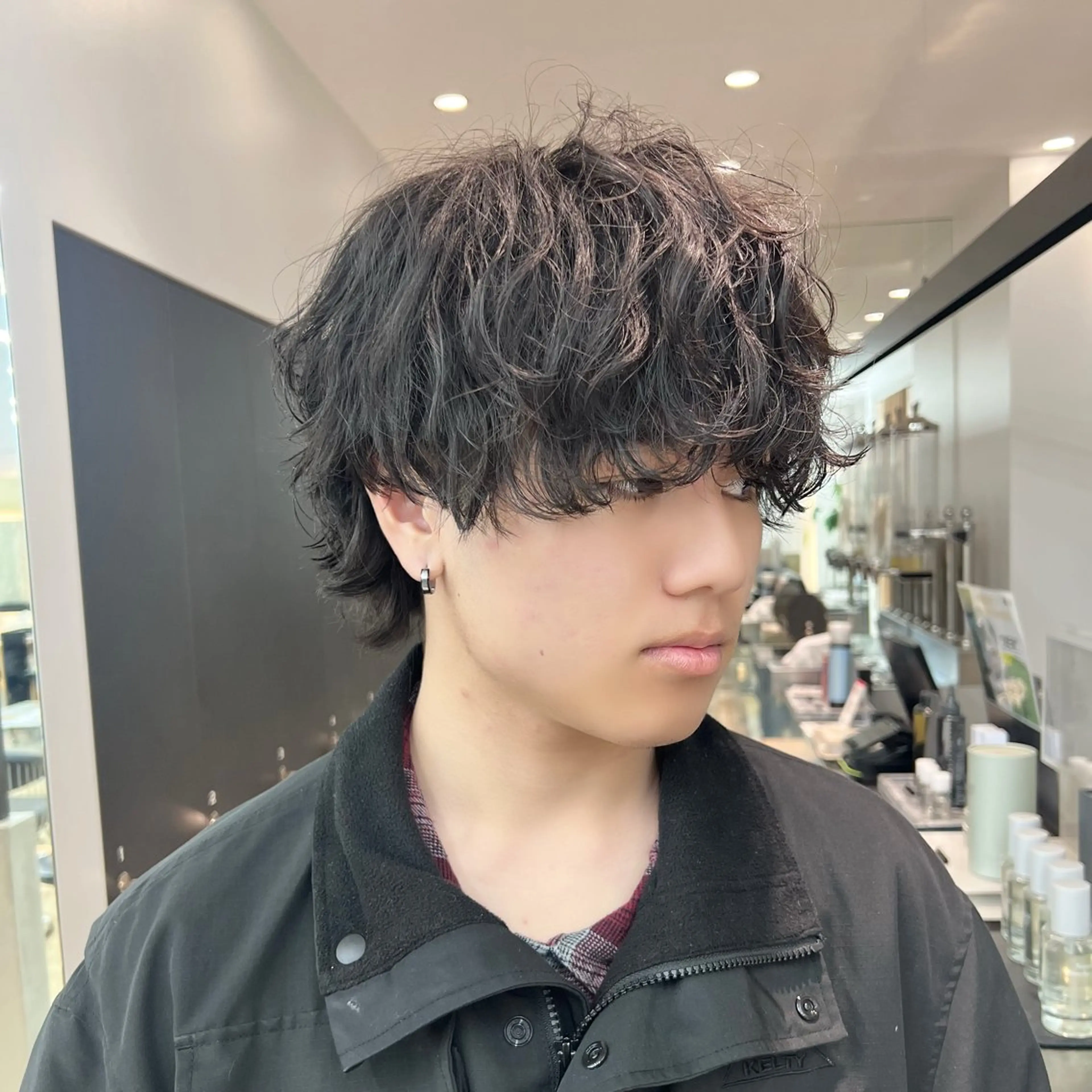 パーマ メンズ メンズパーマ 波巻きパーマ スパイラルパーマ メンズ/韓国レイヤー /縮毛矯正/📍爽太のヘアスタイル