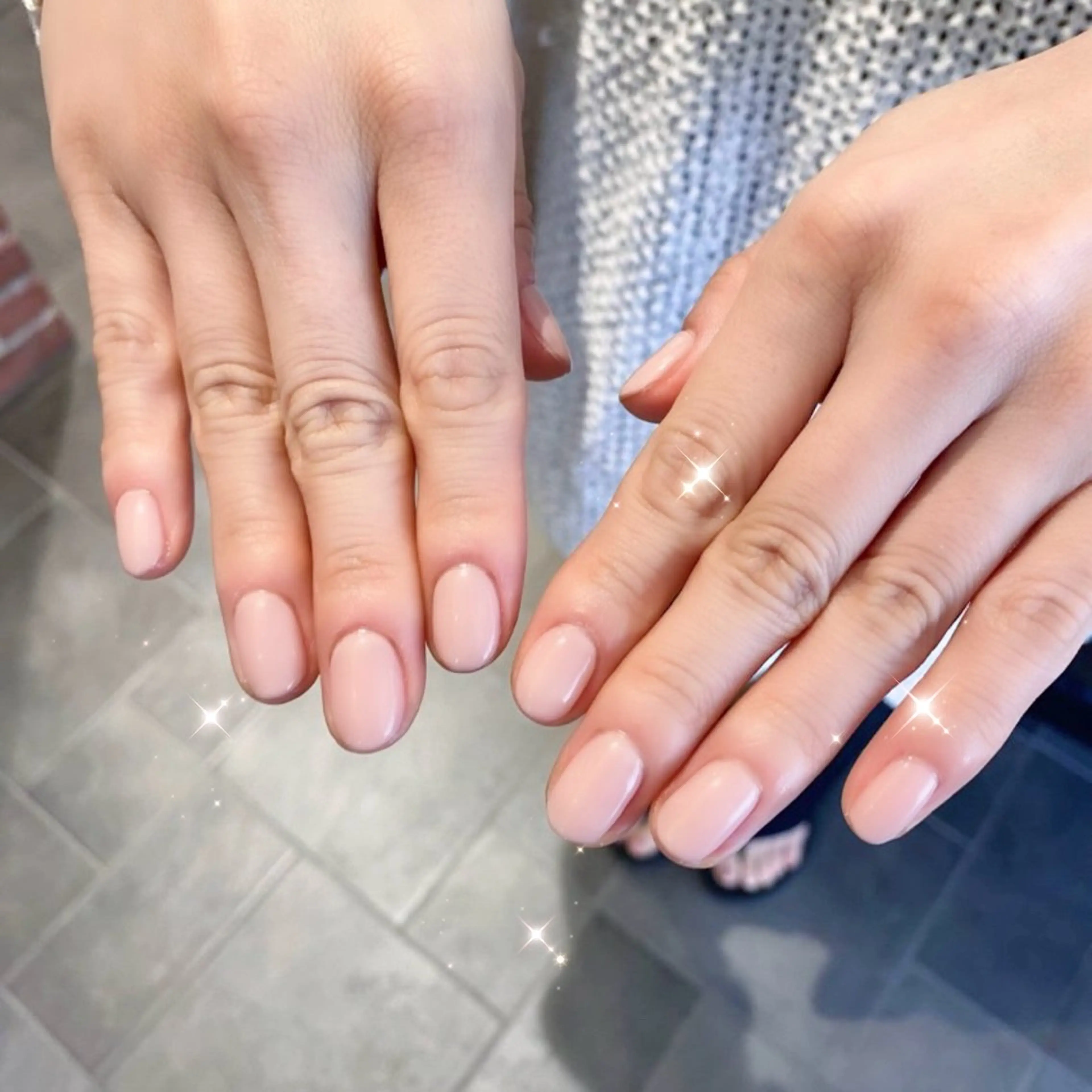 パラジェル使用💫オフありワンカラー・ラメグラデーション(現金支払いのみ)の写真