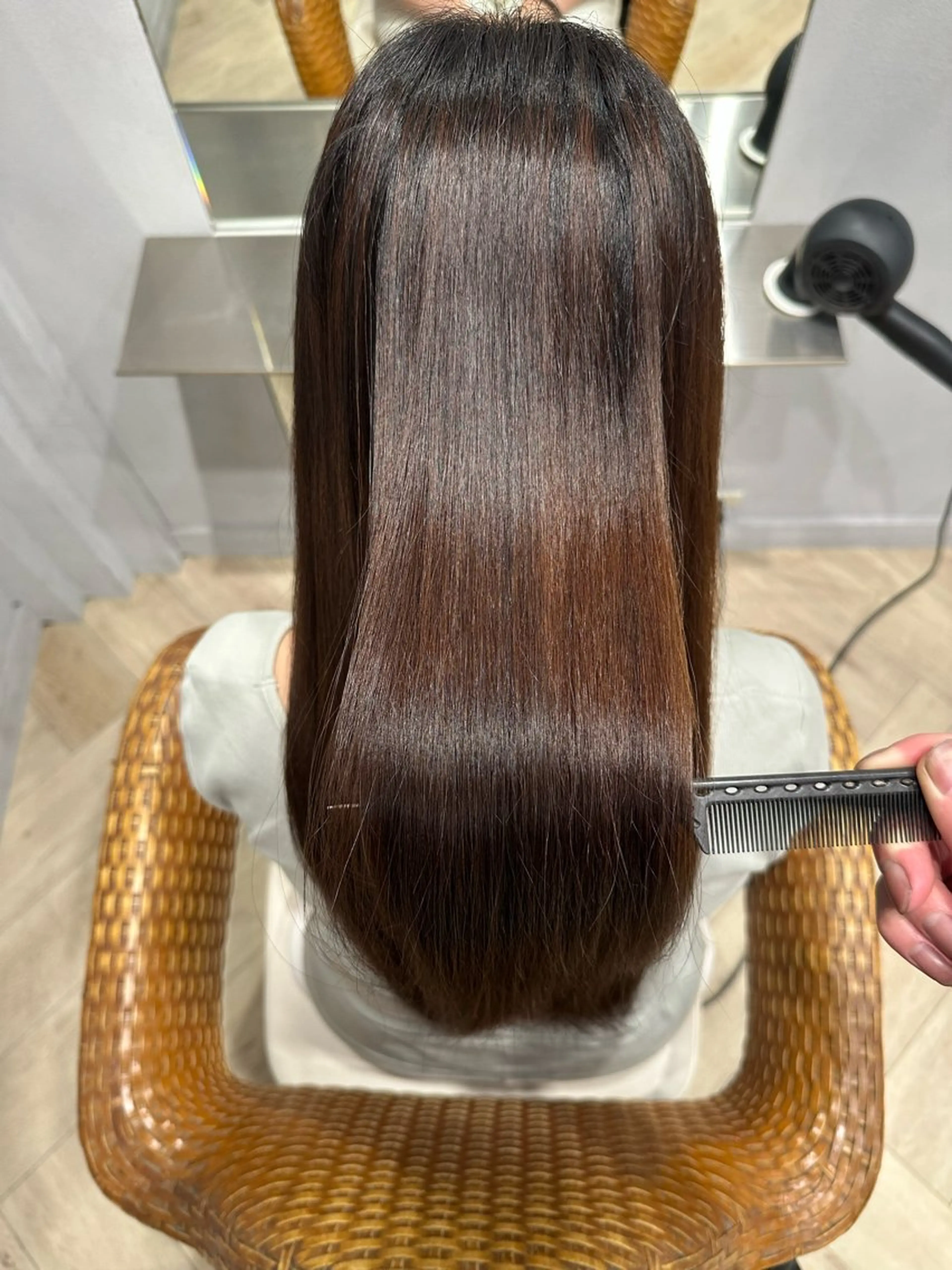 ロング 菊池 諒平のヘアスタイル