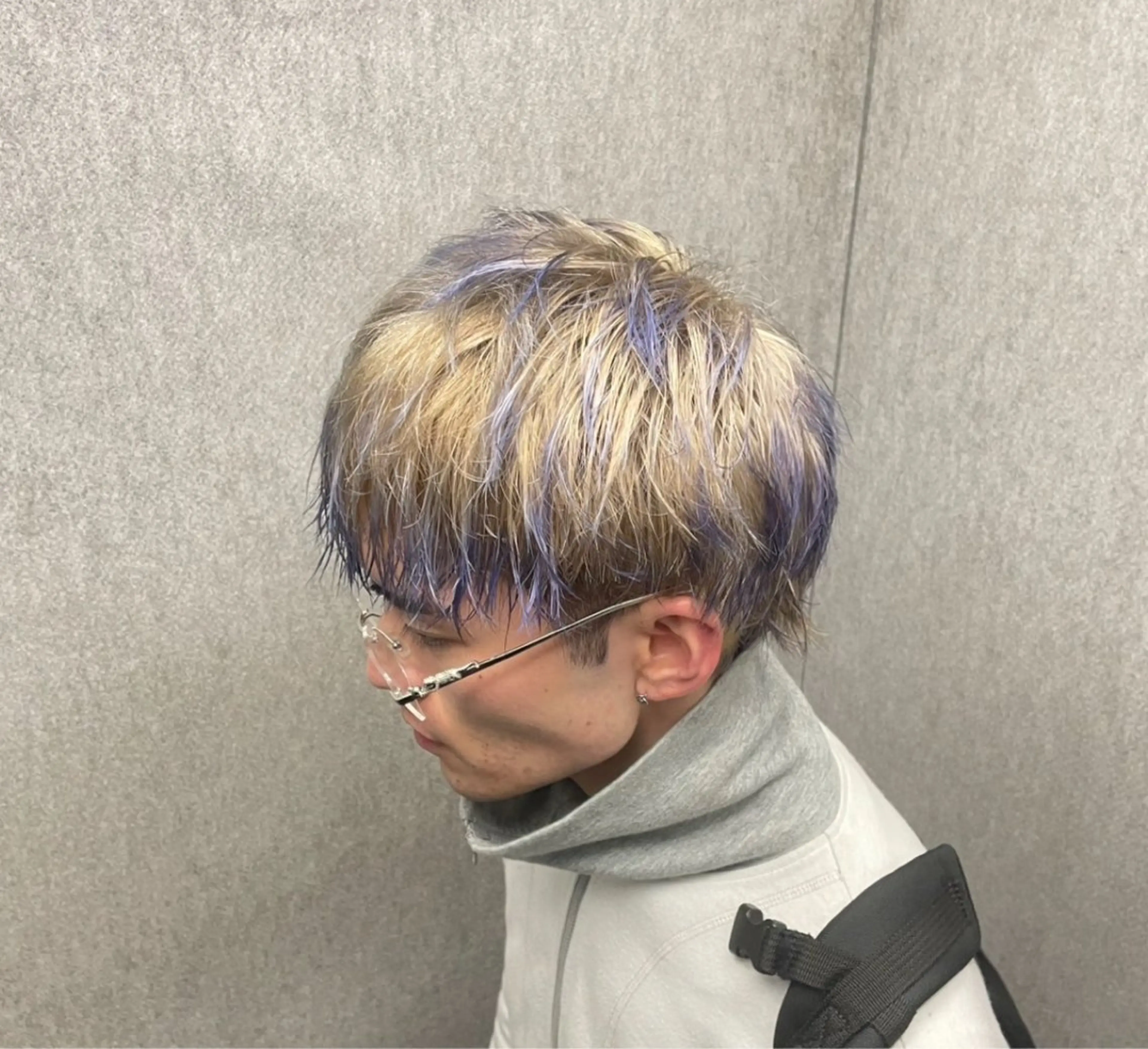 メンズ　ハイライト　nui【茨木】の写真