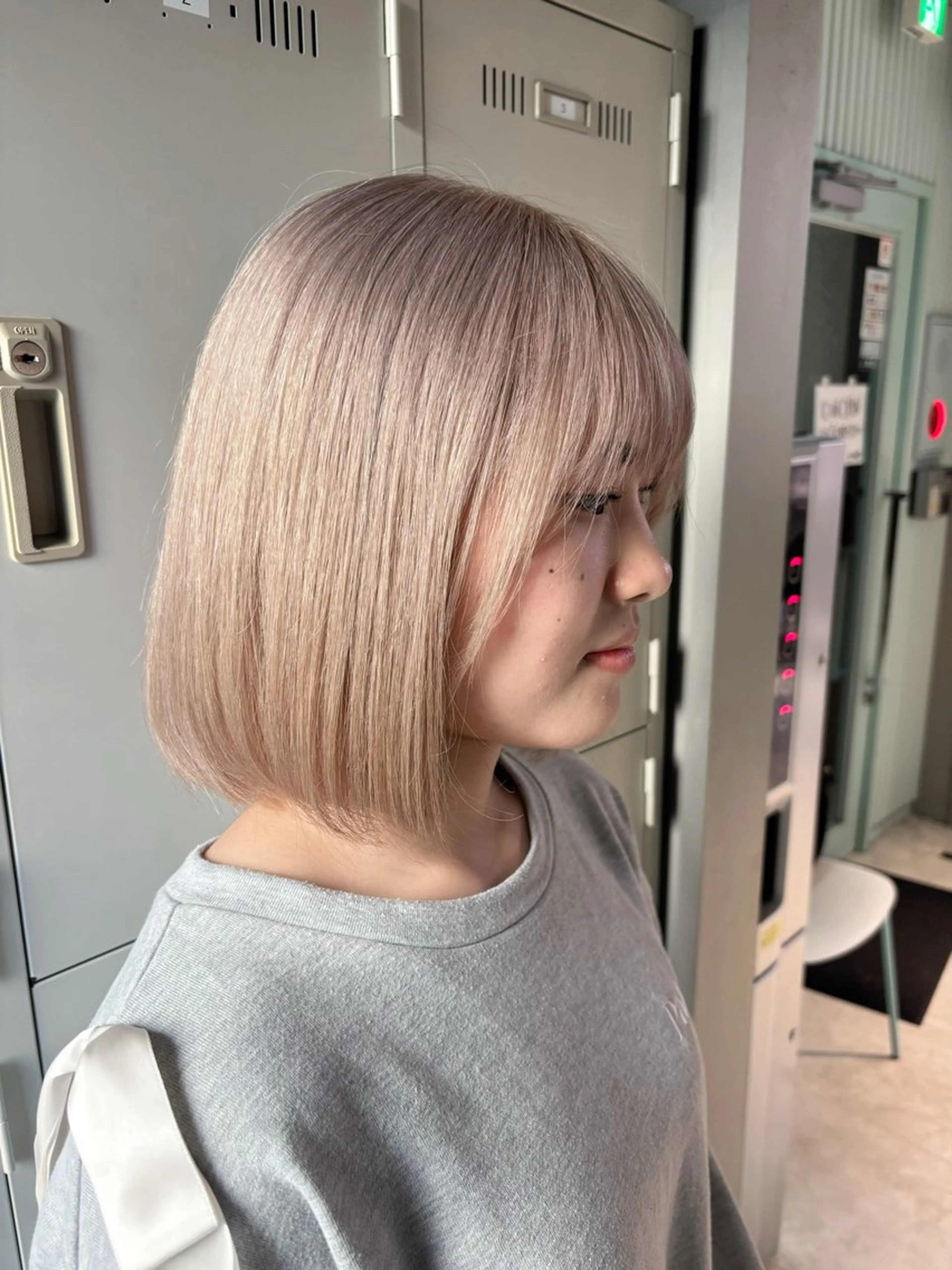 ミディアム ヘアカラー 似合わせcolor 🎀ʀɪɴᴏ🎶🪽のヘアスタイル