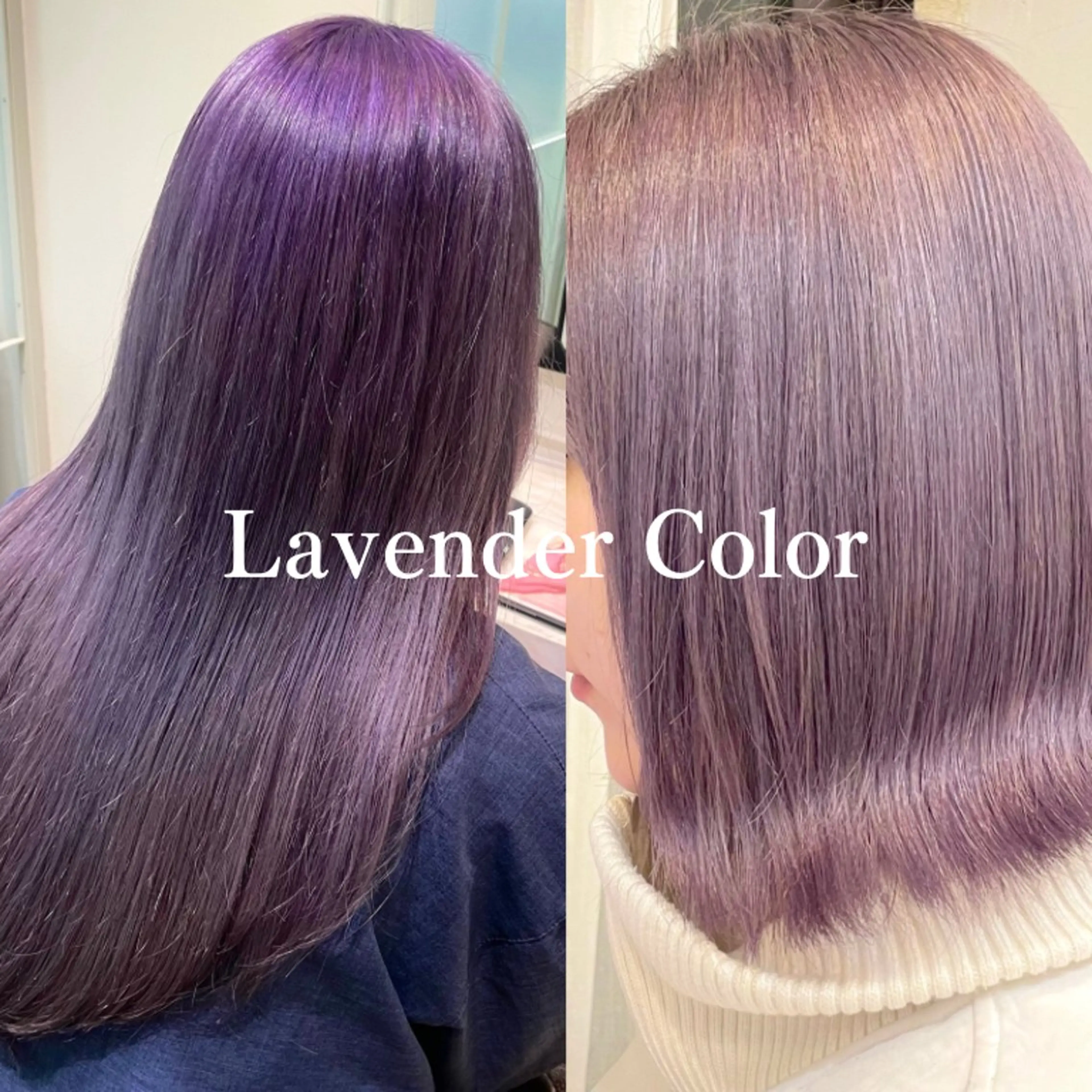 カラー ブリーチ ケアブリーチ ハイトーンカラー ラベンダーカラー ヘアカラー オザキクウガ/ ブリーチ/髪質改善のヘアスタイル
