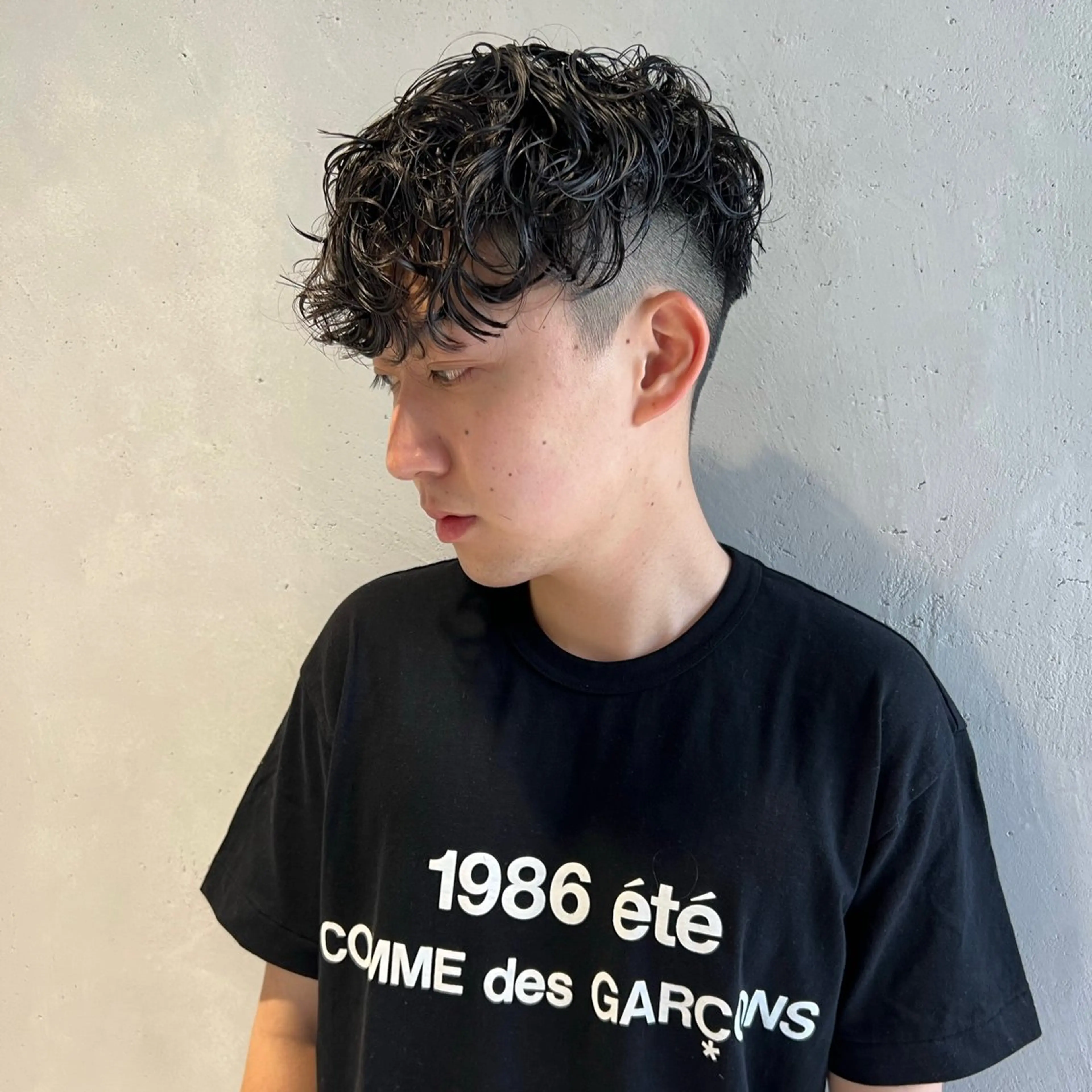 メンズ 銀座/メンズ特化/ ハイトーン/KANのヘアスタイル