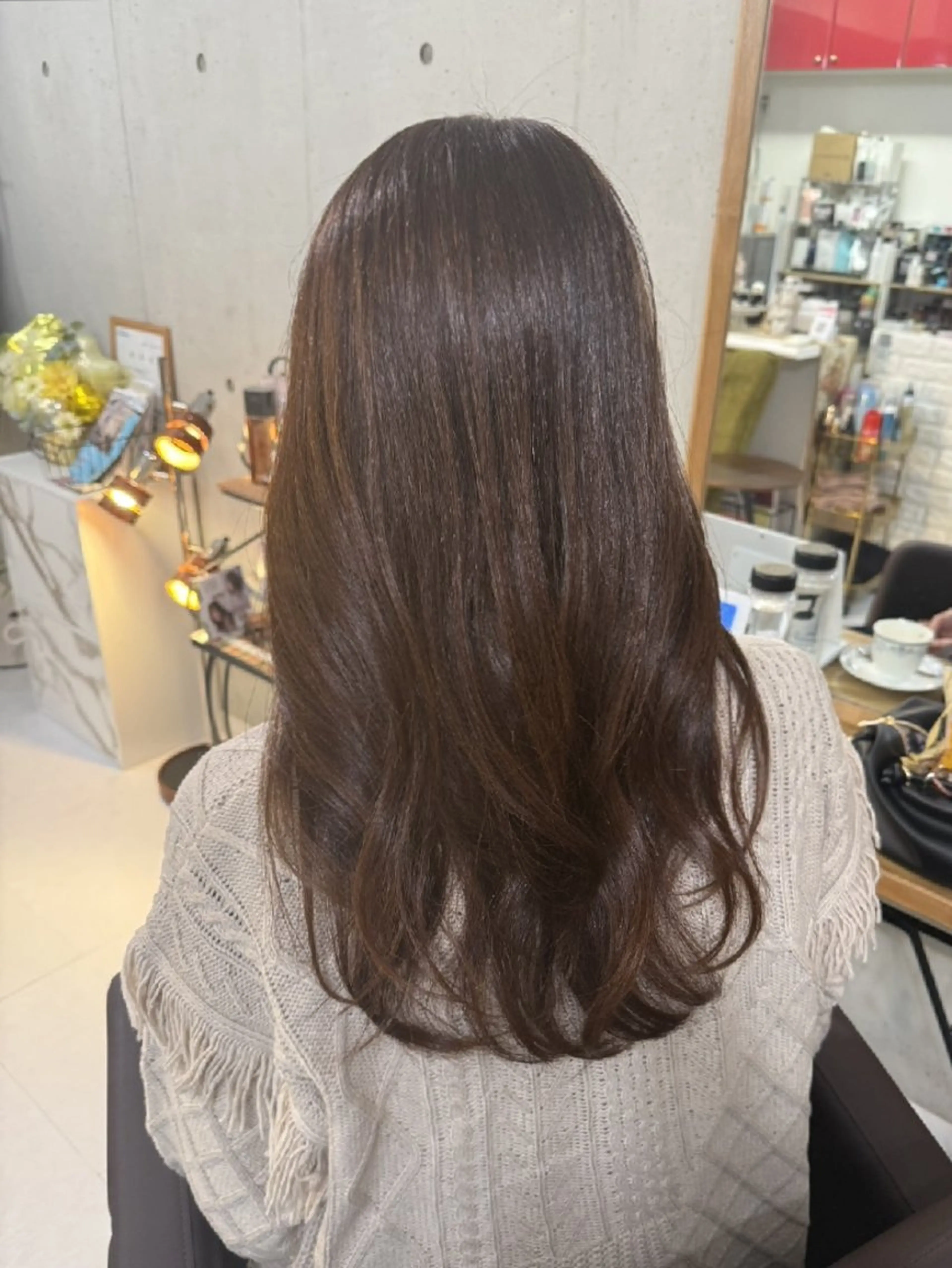 カラー カット ヘアカラー トリートメント ma cherie 　naoのヘアスタイル