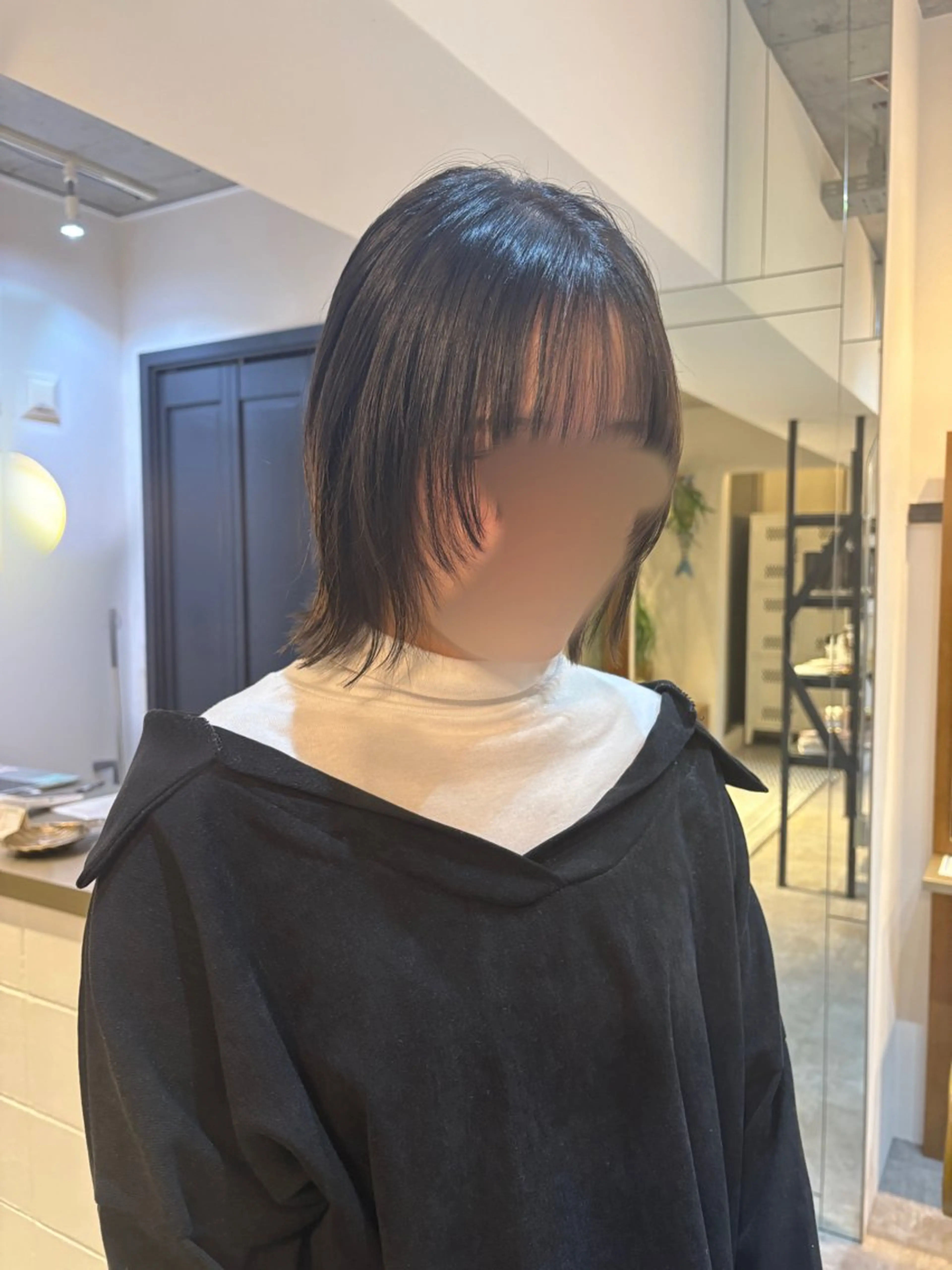 ショート ショートヘア ウルフカット 🌟デザインカラー 久保悠那のヘアスタイル