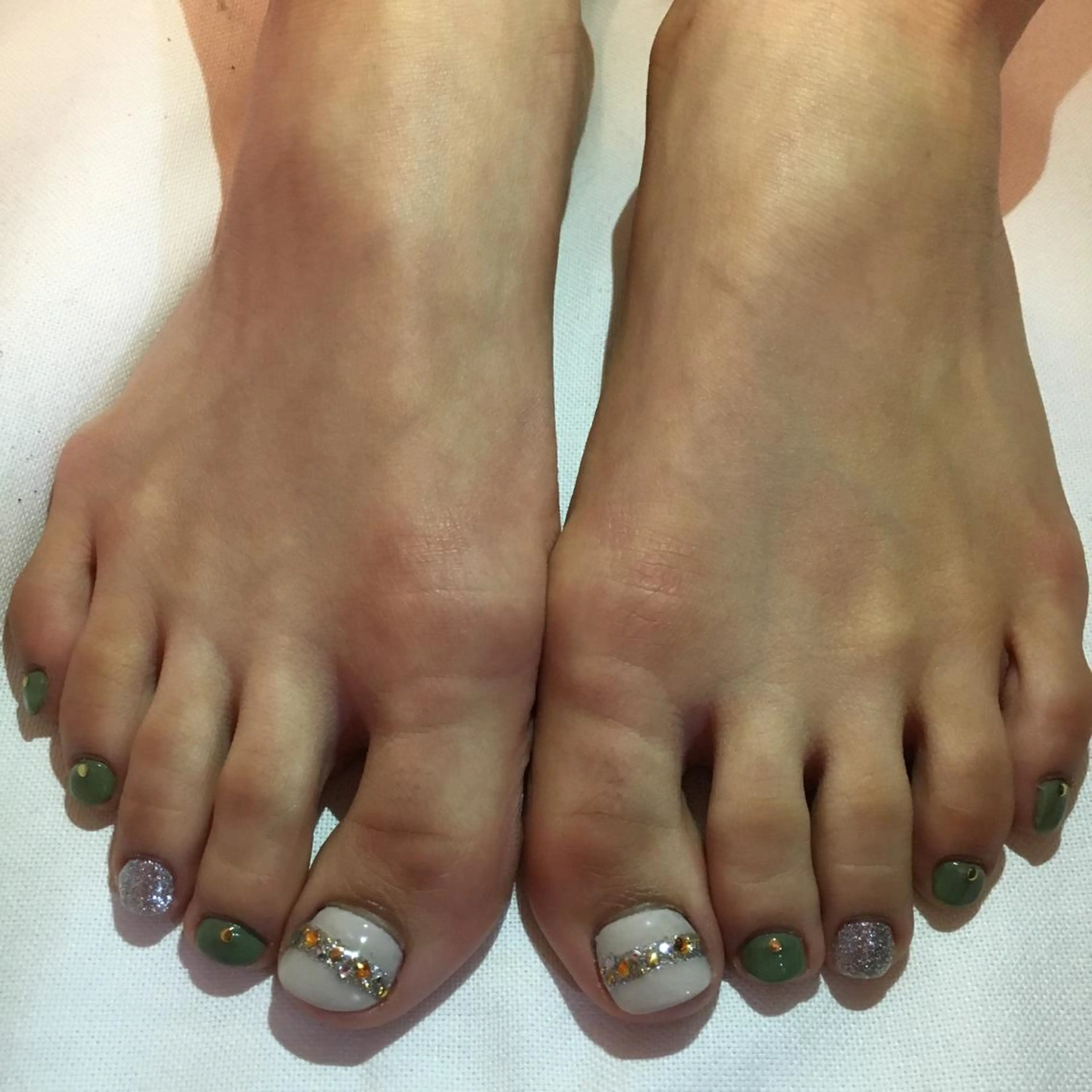 ネイル フットネイル シンプルネイル ♡ miyaのネイルデザイン