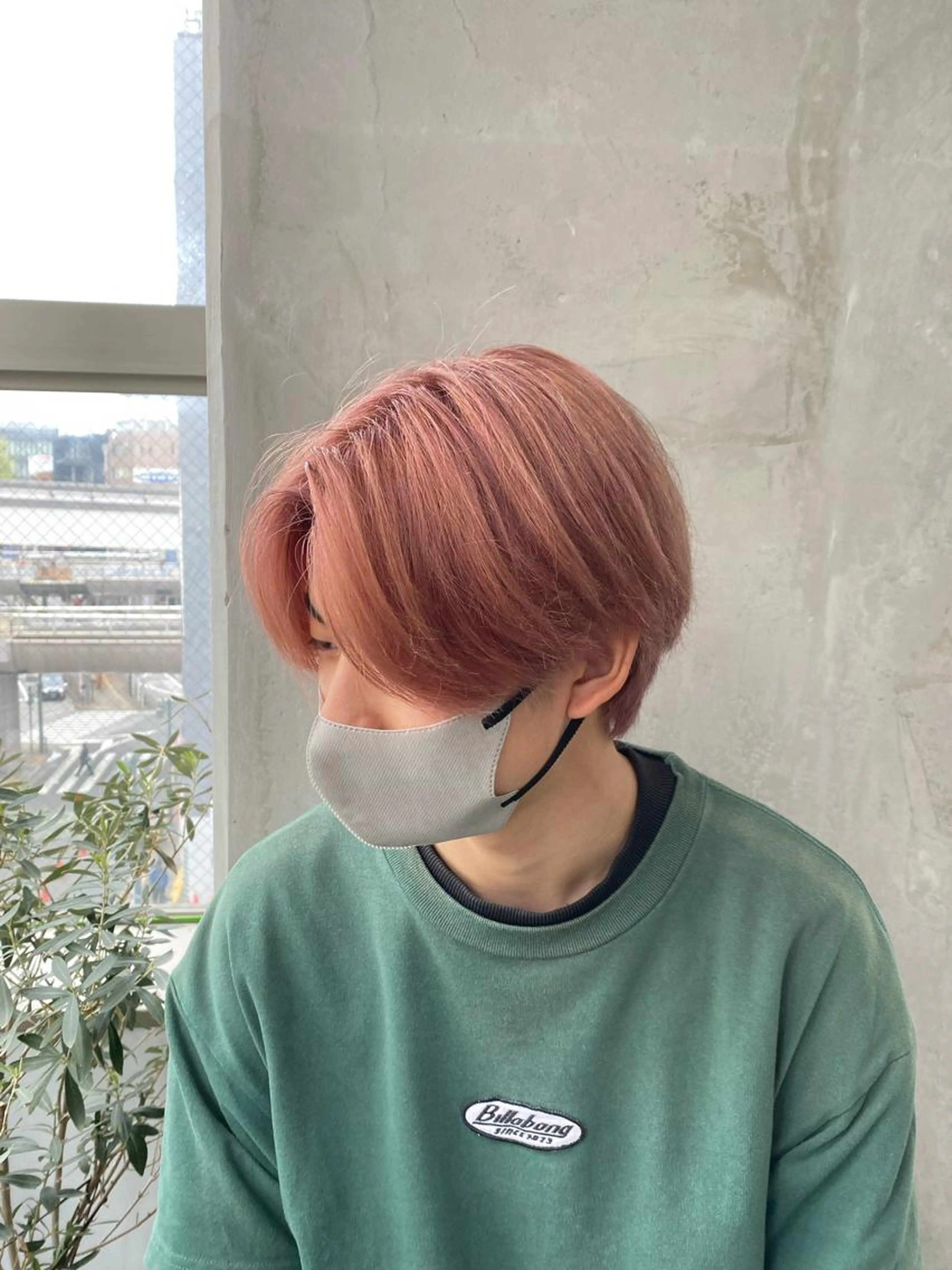 men'sカット+カラーの写真