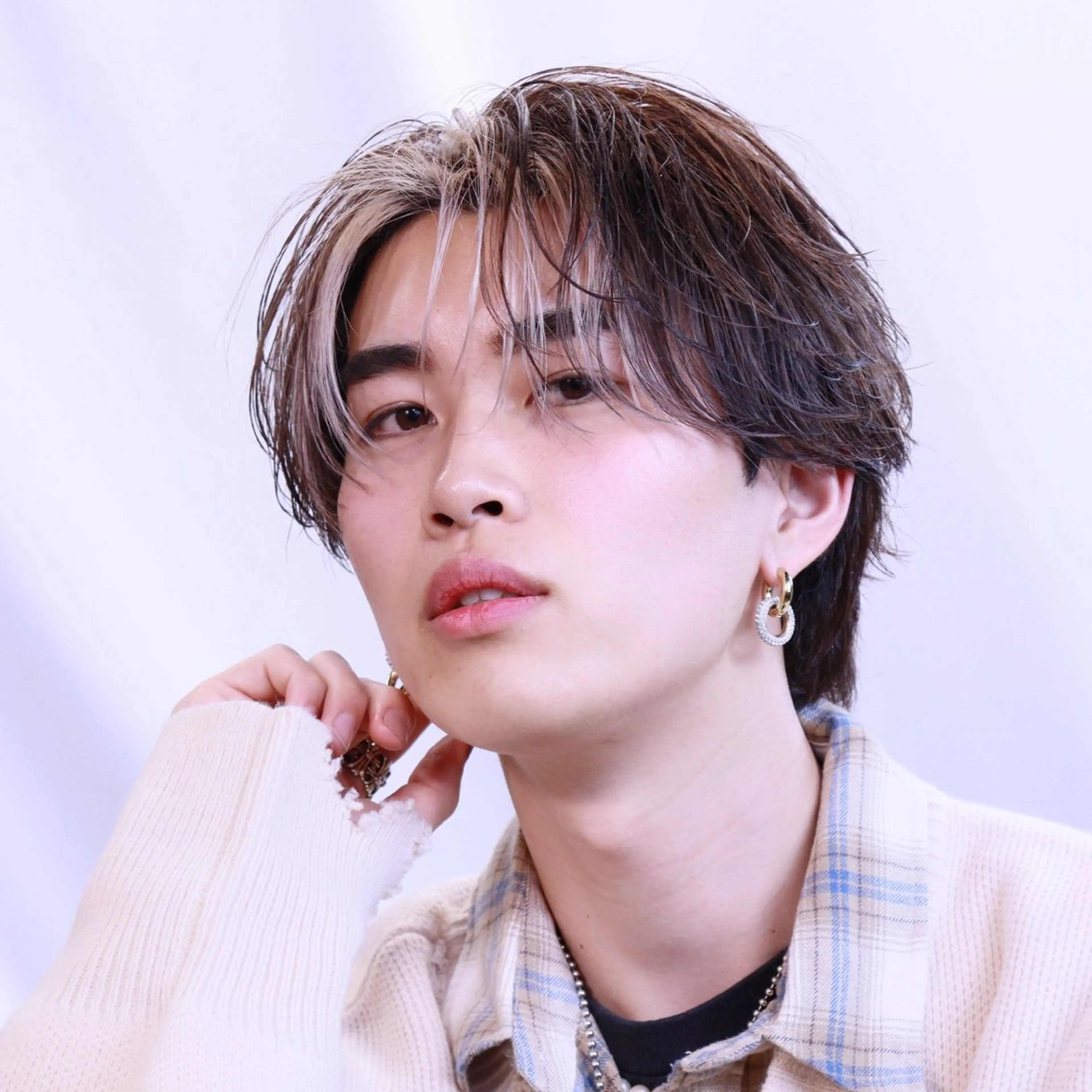 カラー メンズ カット ヘアカラー ‎🤍モテ/メンズ KEISHO🩶のヘアスタイル