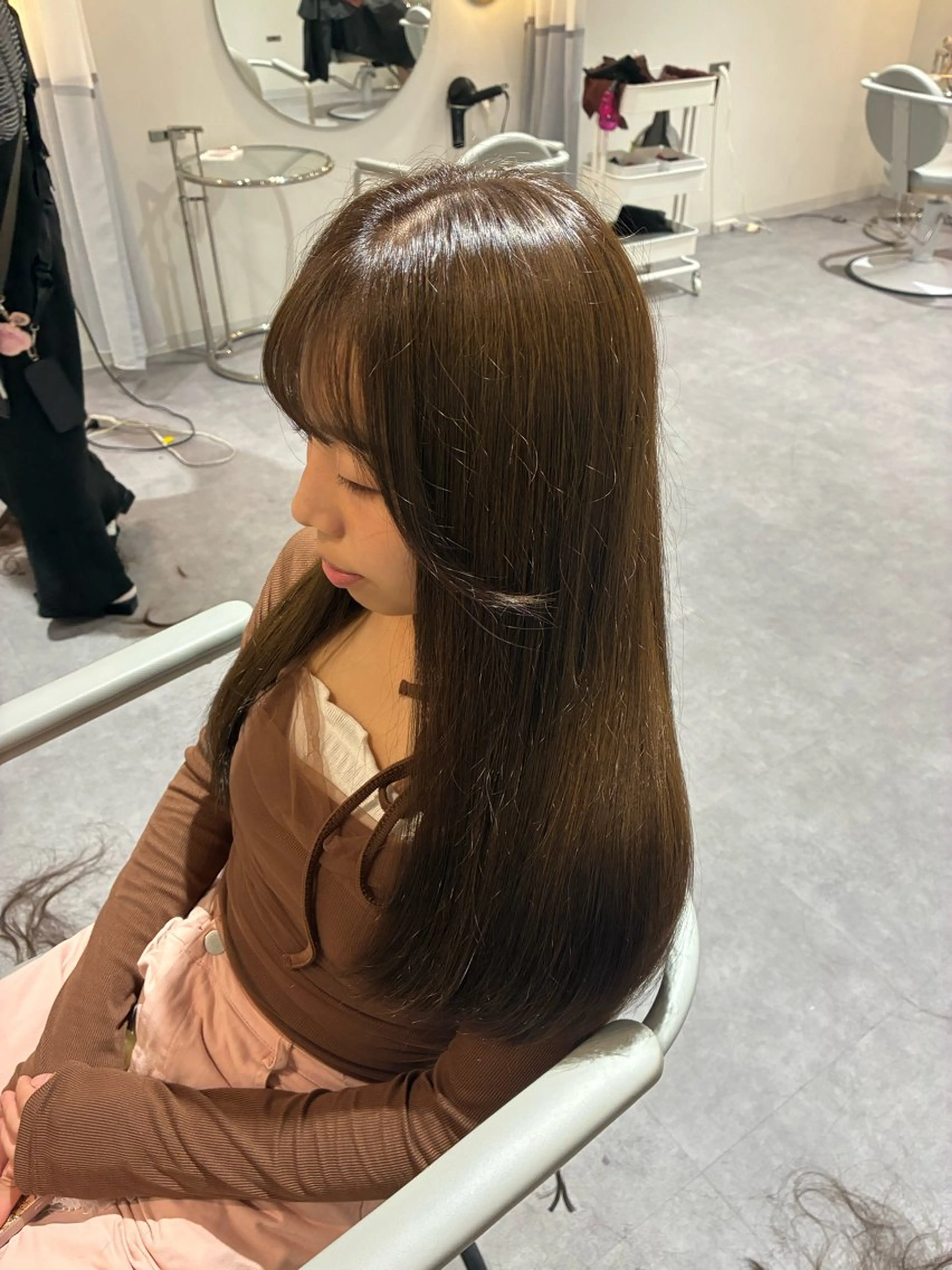 ロング 石井綾華🩰 ブリーチモデル募集✨のヘアスタイル