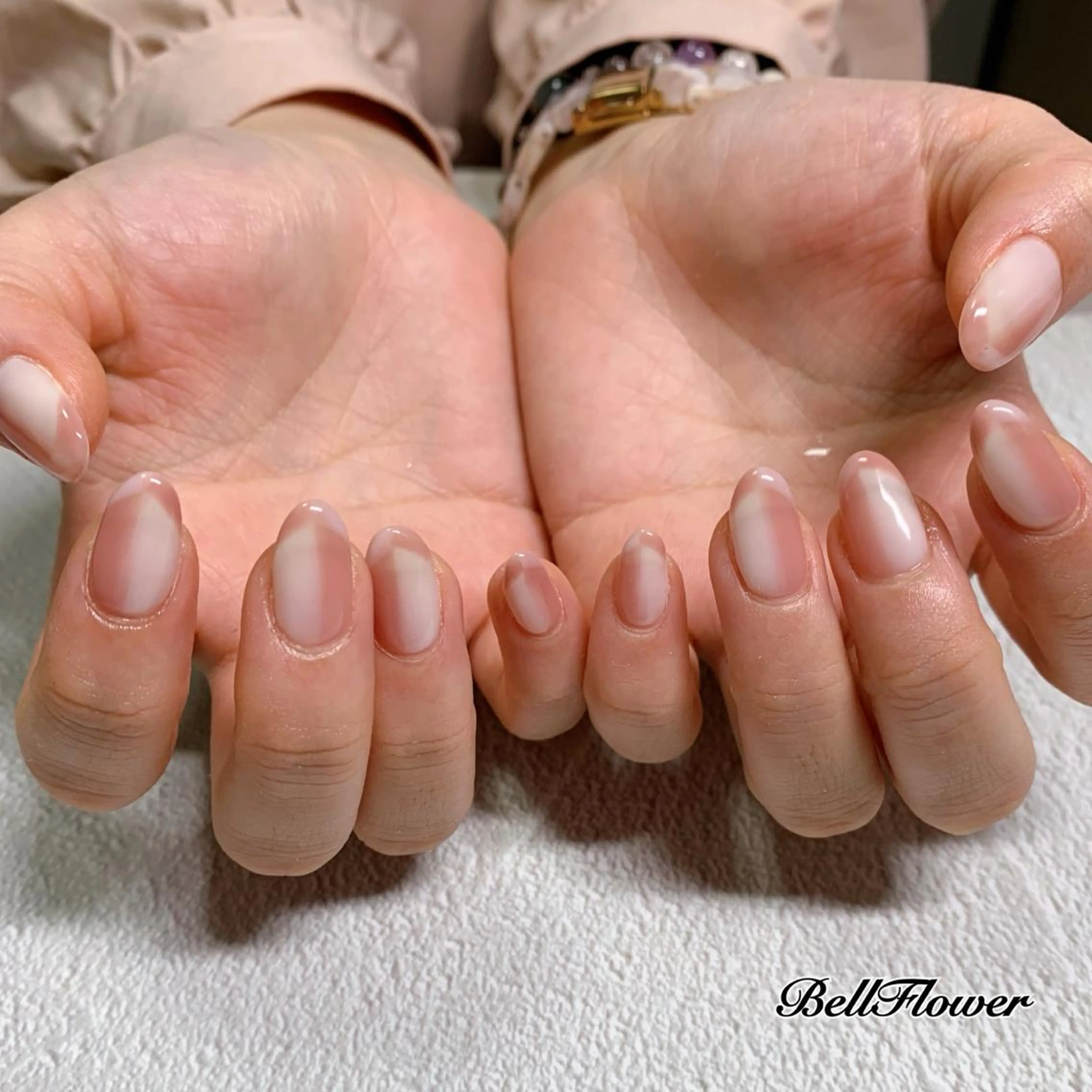 ネイル ハンドネイル Bell Flowerのネイルデザイン