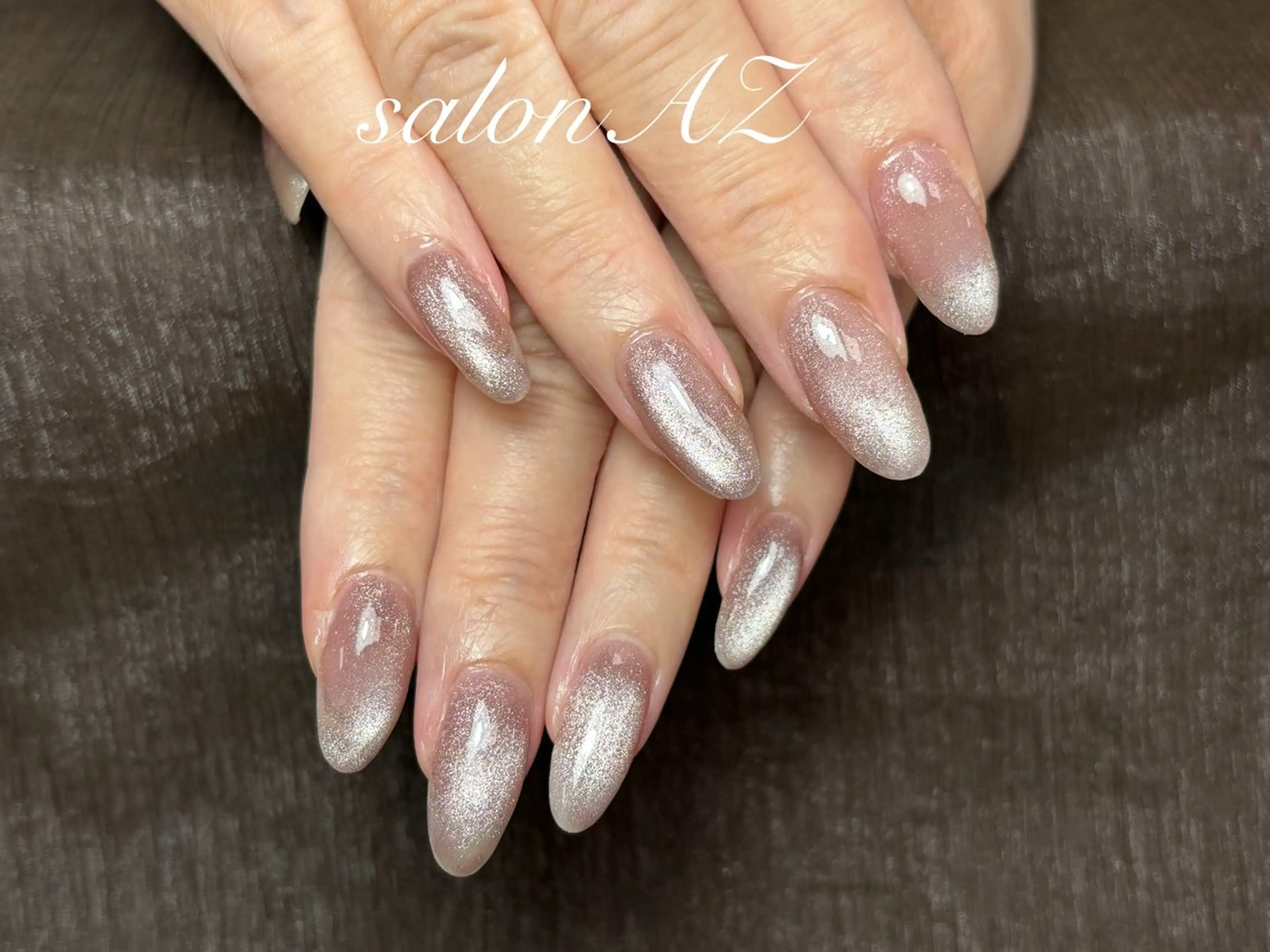 ネイル アートネイル 長さ出し フットネイル フレンチネイル ジェルネイル salon AZ NANAのネイルデザイン