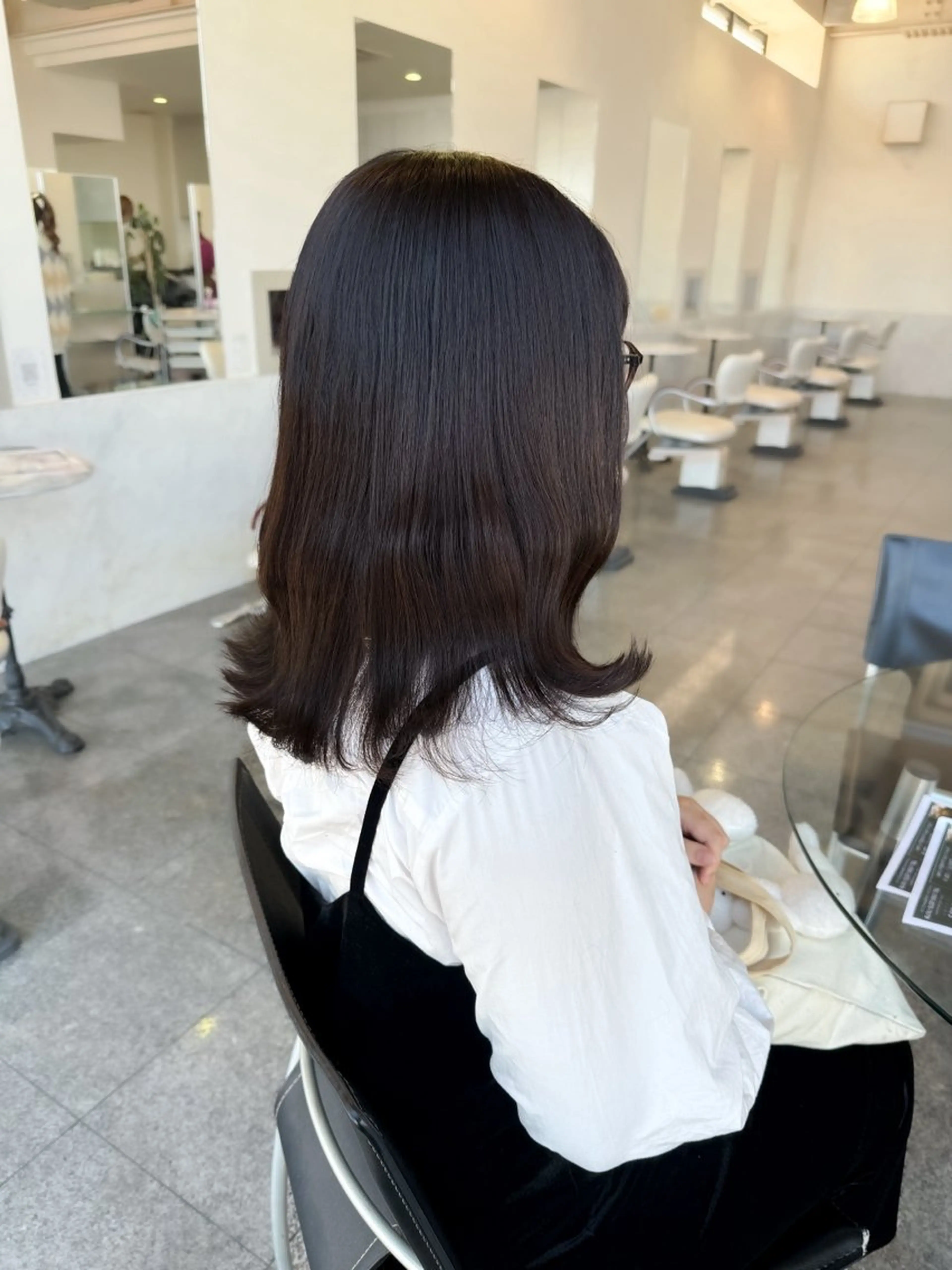 セミロング カラー ブラウンカラー シルバー 🫧ヒシダアキ taboo.i🫧のヘアスタイル