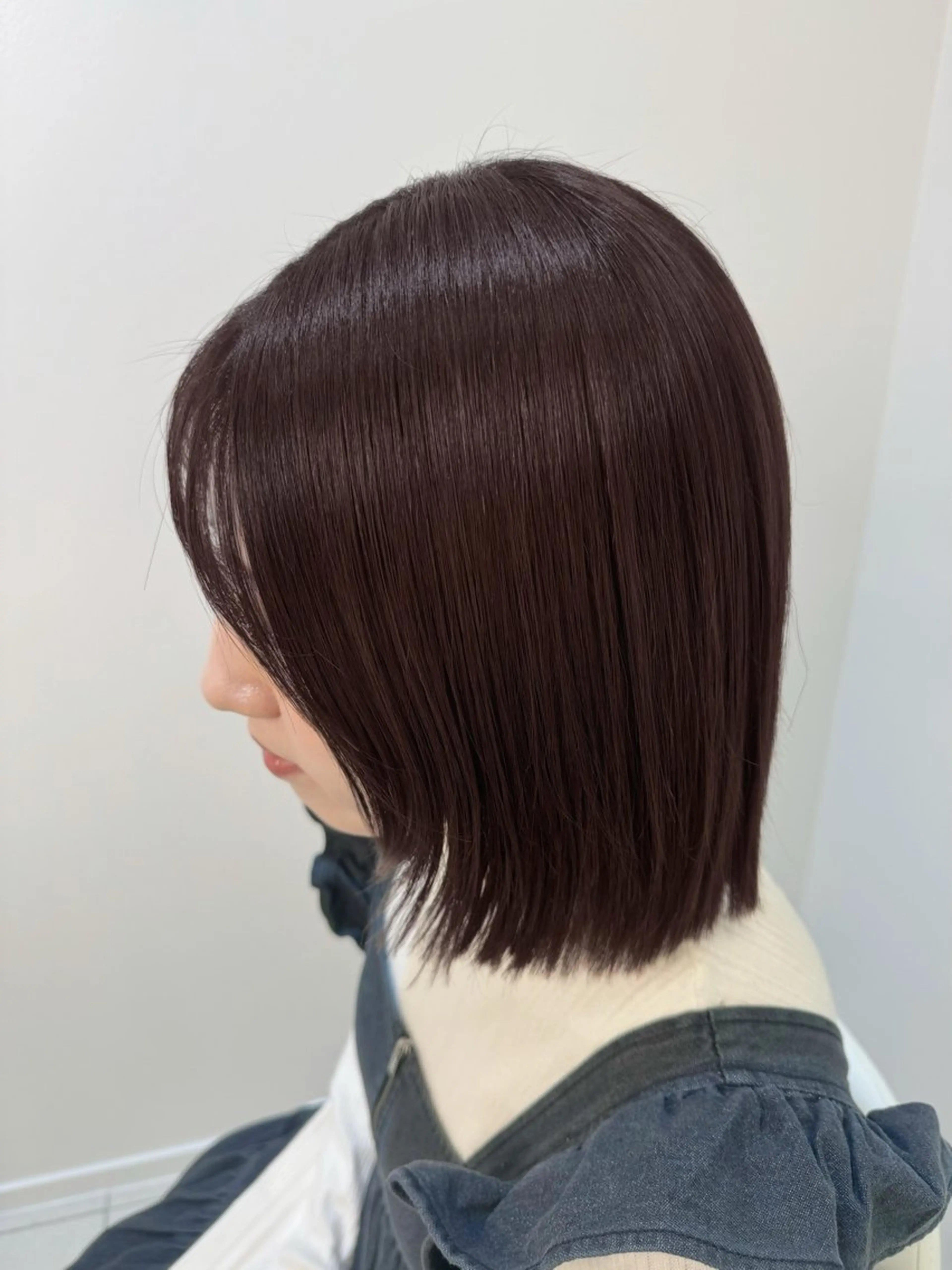 ミディアム カラー リアル上品盛れ/ 韓国ヘア/モモ/横浜のヘアスタイル