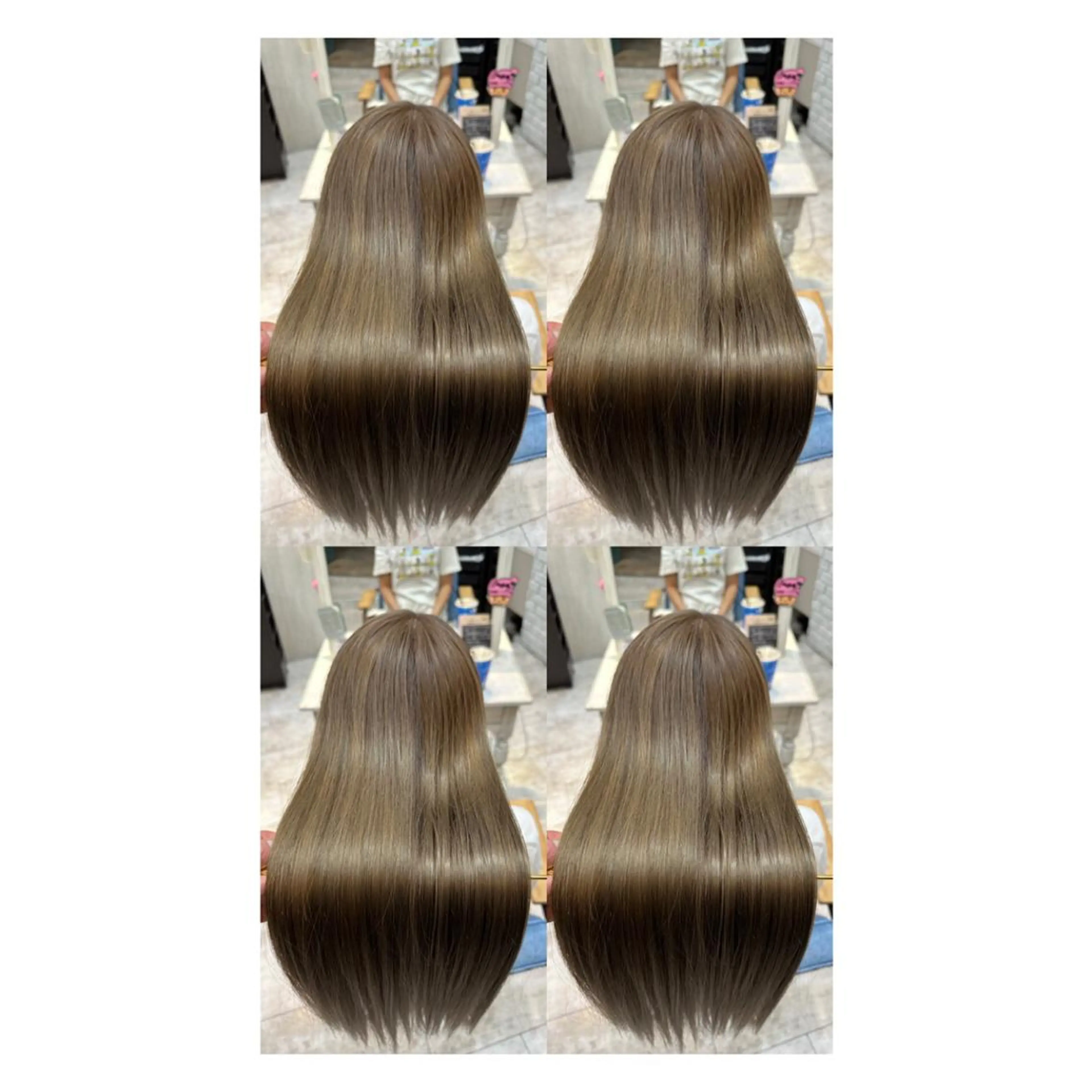 ロング カラー 透明感カラー 髪質改善 縮毛矯正 トリートメント カット ヘアカラー トリートメント 店長✨レイヤー✖️ 髪質改善✖️韓国ヘアのヘアスタイル