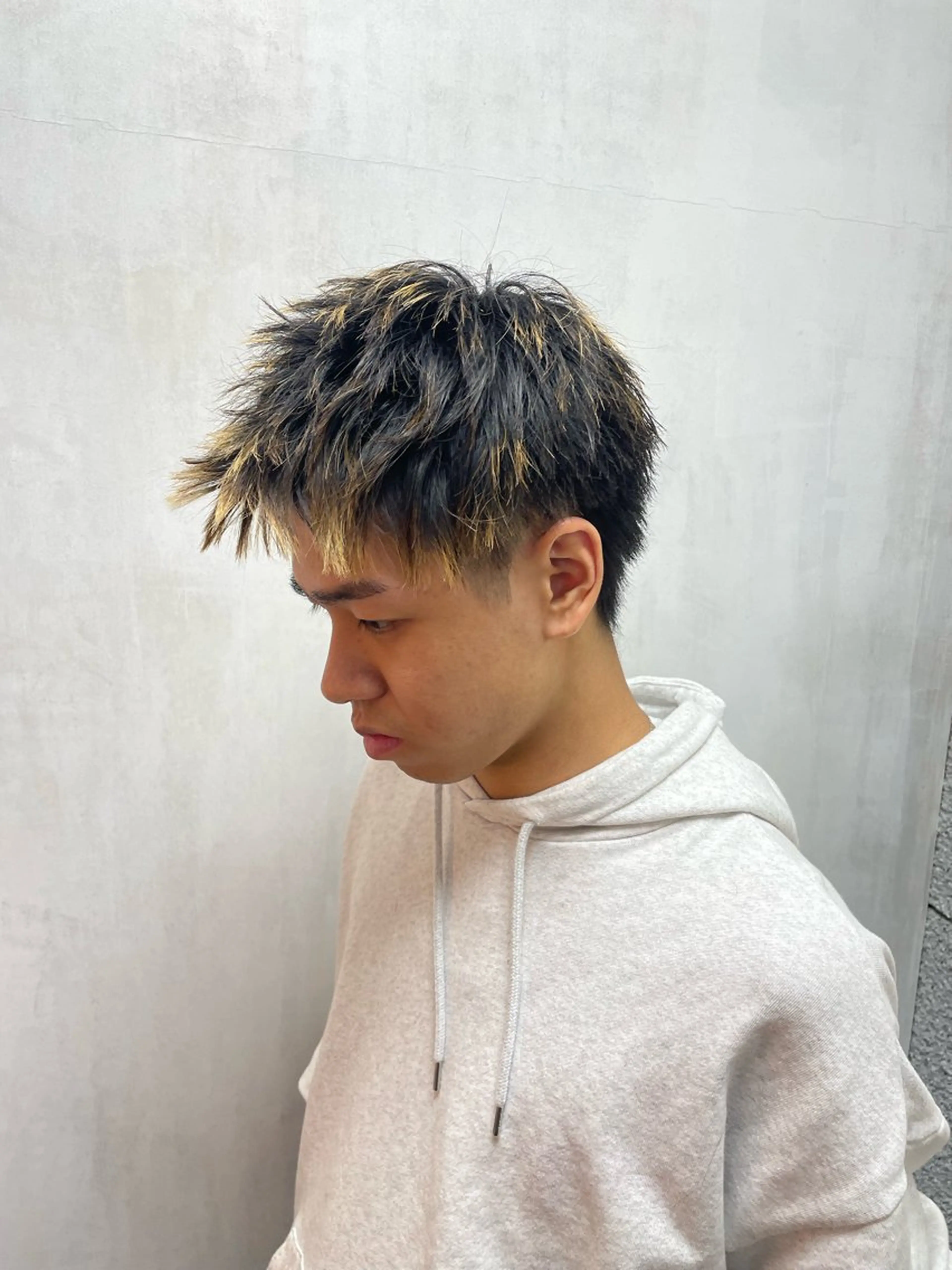 メンズ 🧸顔周りカット /透明感🎀のヘアスタイル