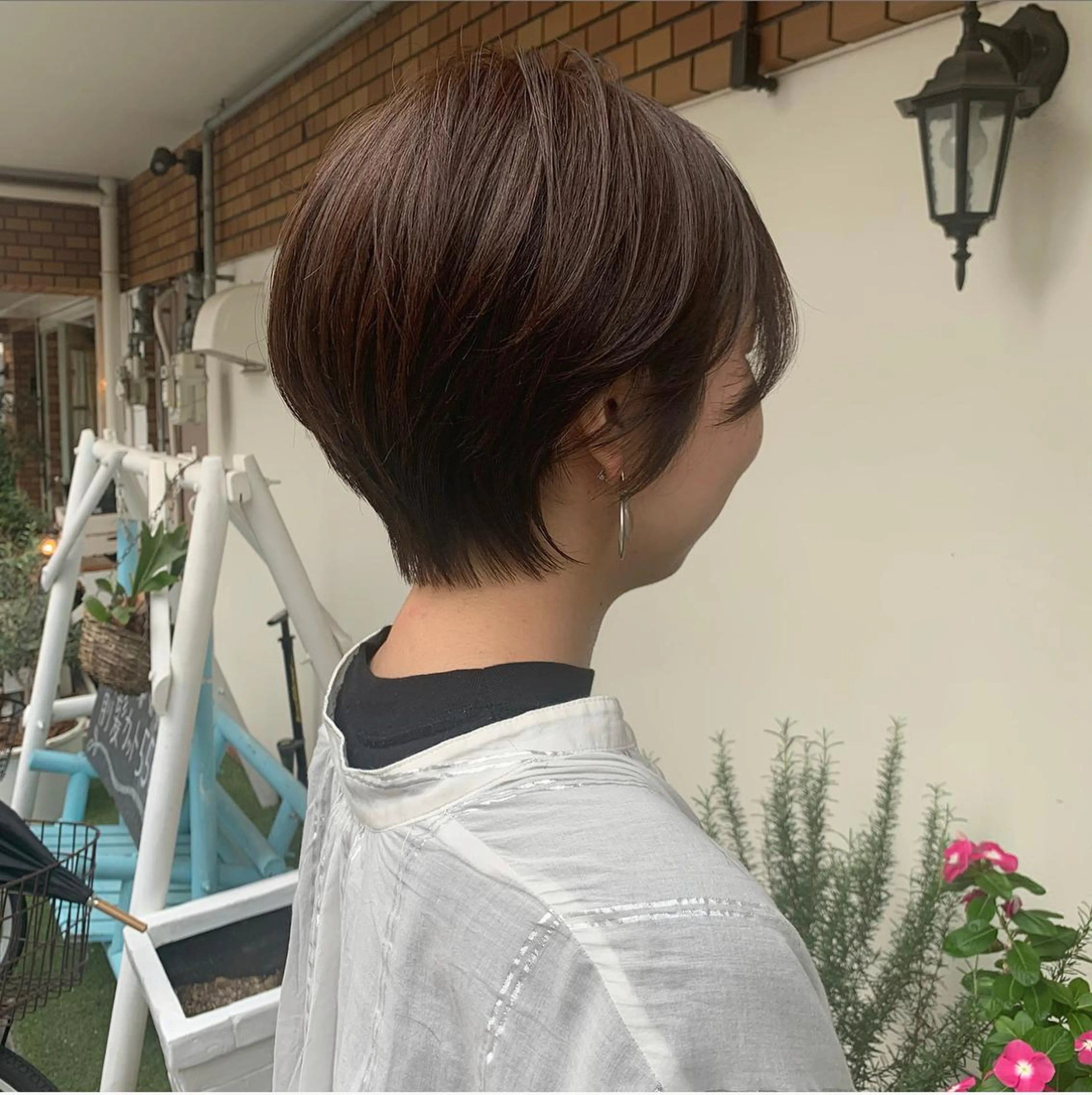 ショート カラー stylist店長 岡本真依のヘアスタイル