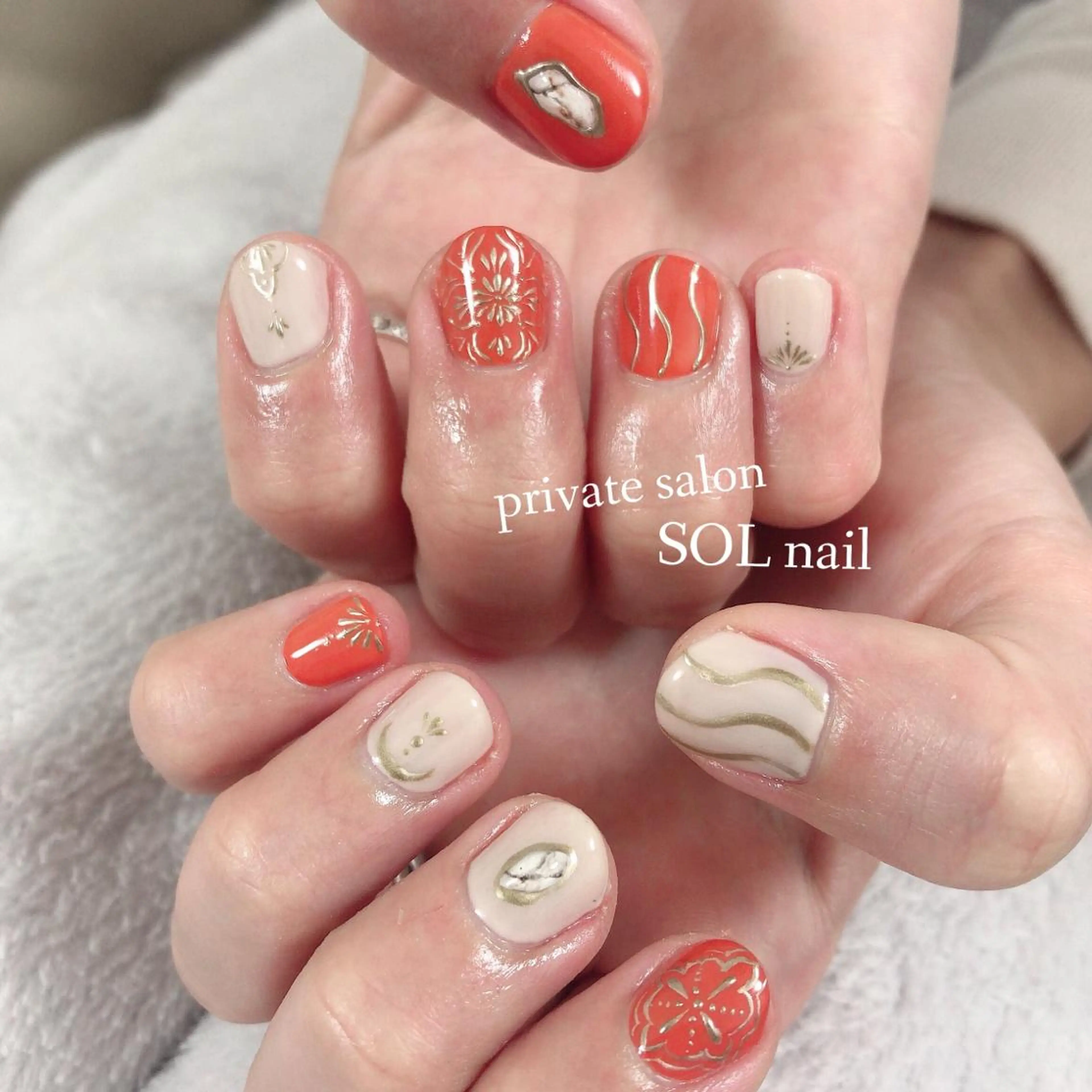 ネイル ハンドネイル SOL NAILのネイルデザイン