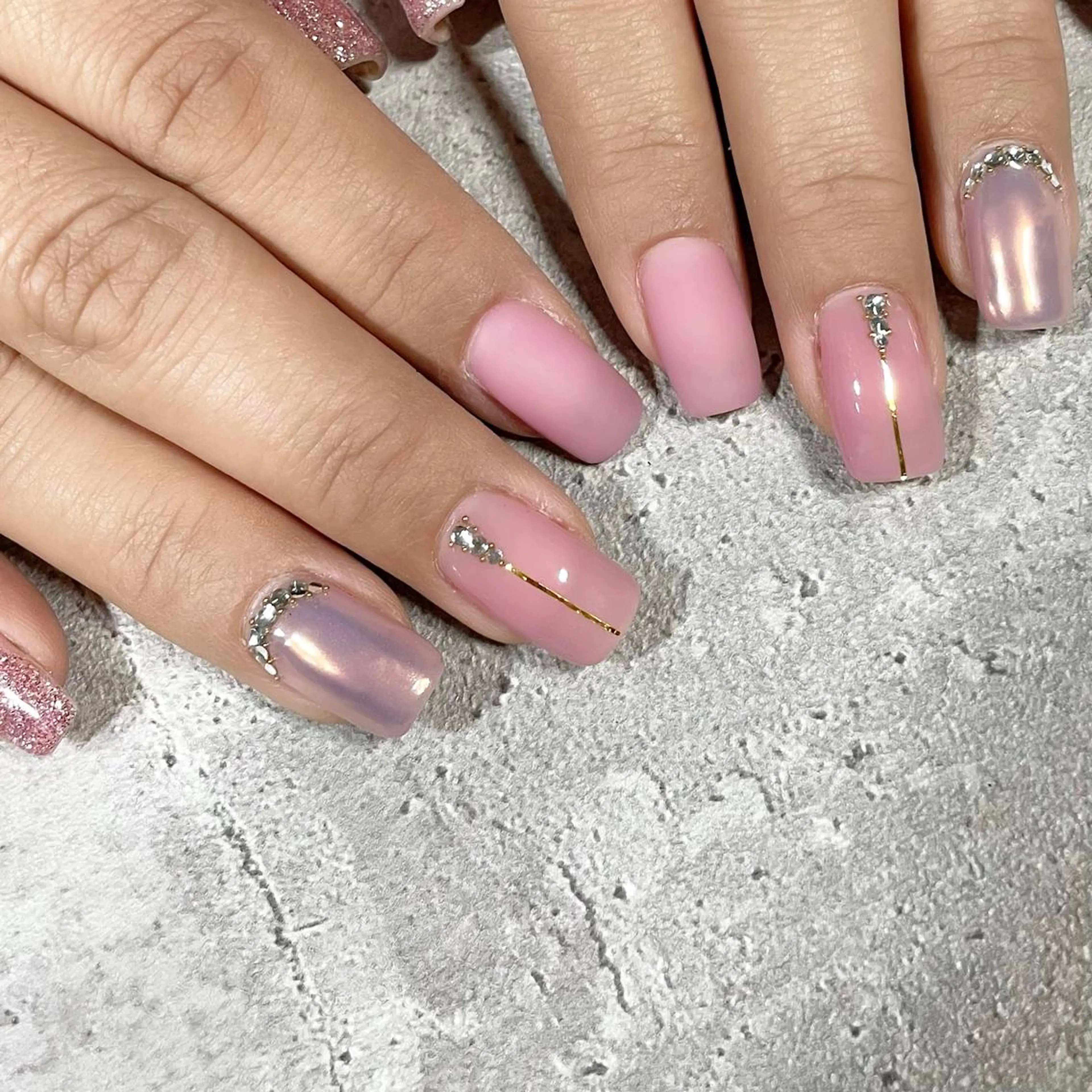 ネイル ジェルネイル シンプルネイル 東 千夏のネイルデザイン