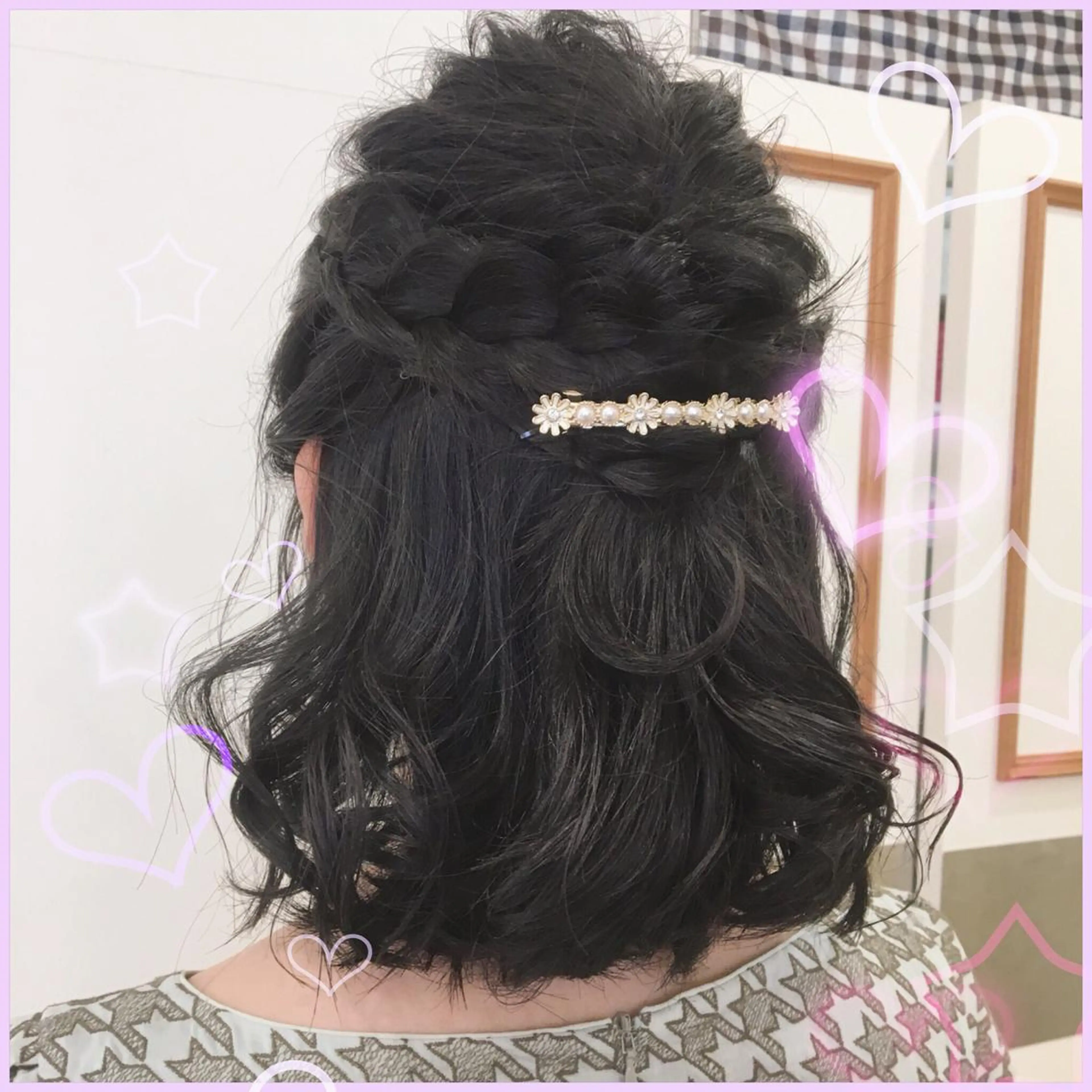 ミディアム ヘアアレンジ 代表🎀 ふわモテ愛 され髪🩷yumiのヘアスタイル