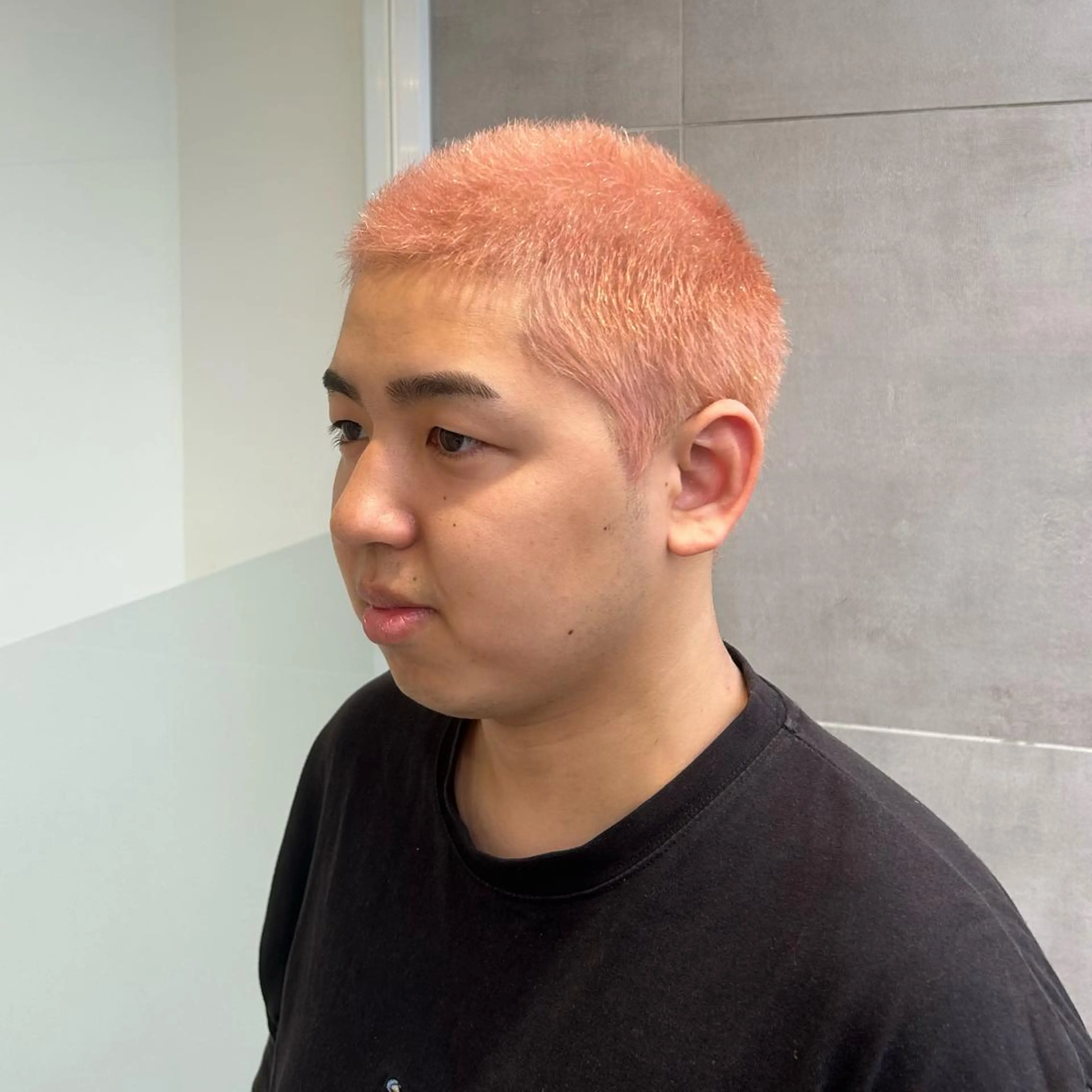 ロング 韓国メンズ特化 パーマSatskiのヘアスタイル