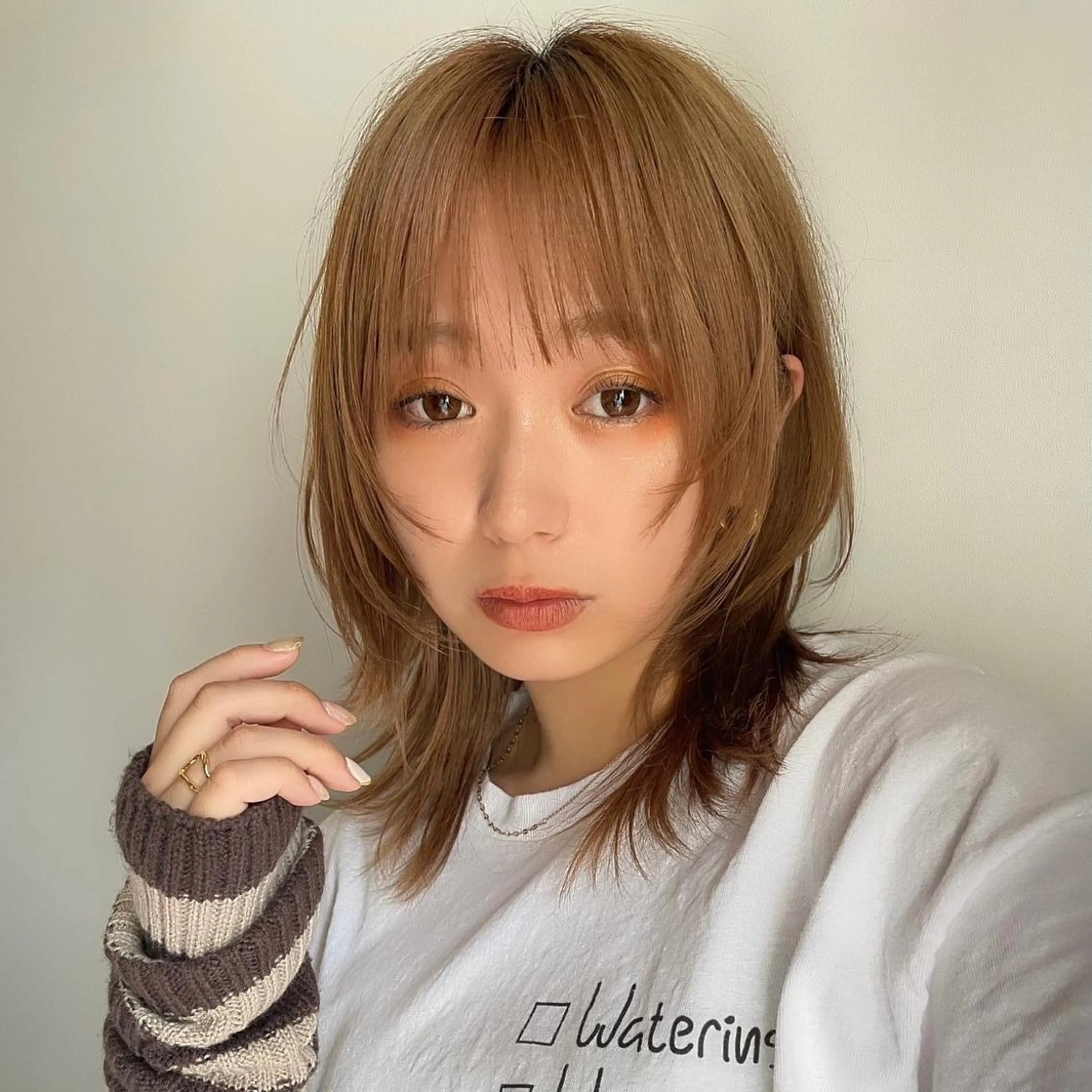 ミディアム カラー カット ヘアカラー ショートとレイヤーが 好きな人|三浦翔のヘアスタイル