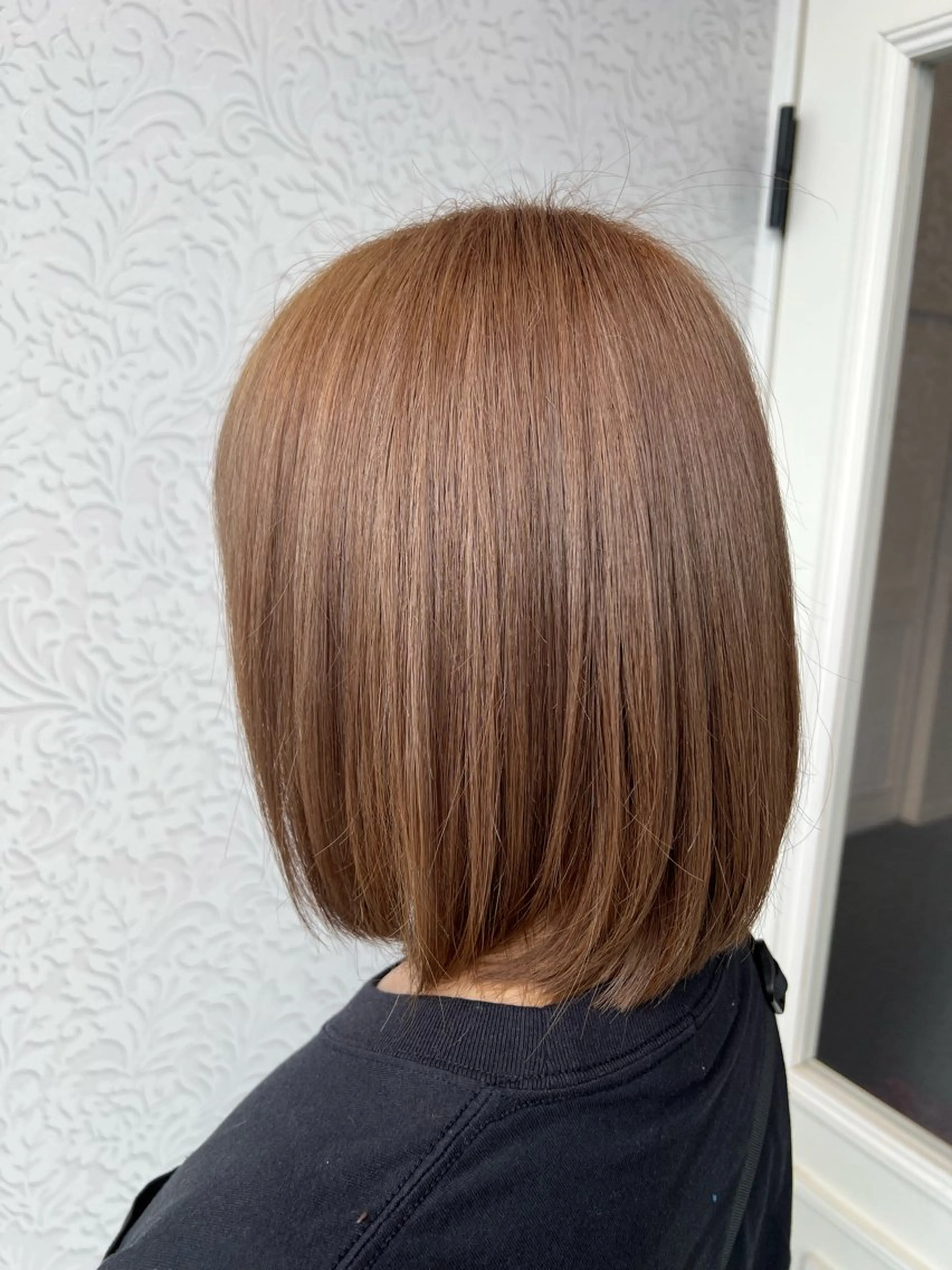 ミディアム カラー ブリーチ 小澤 弘美のヘアスタイル